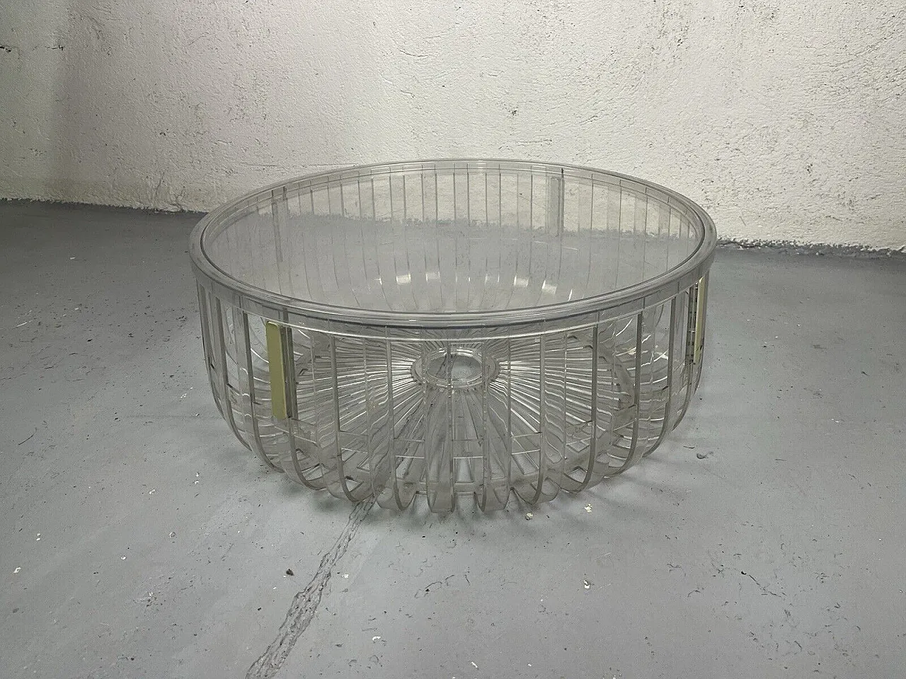 Magazine rack table by Panier Kartell, 1990s 3