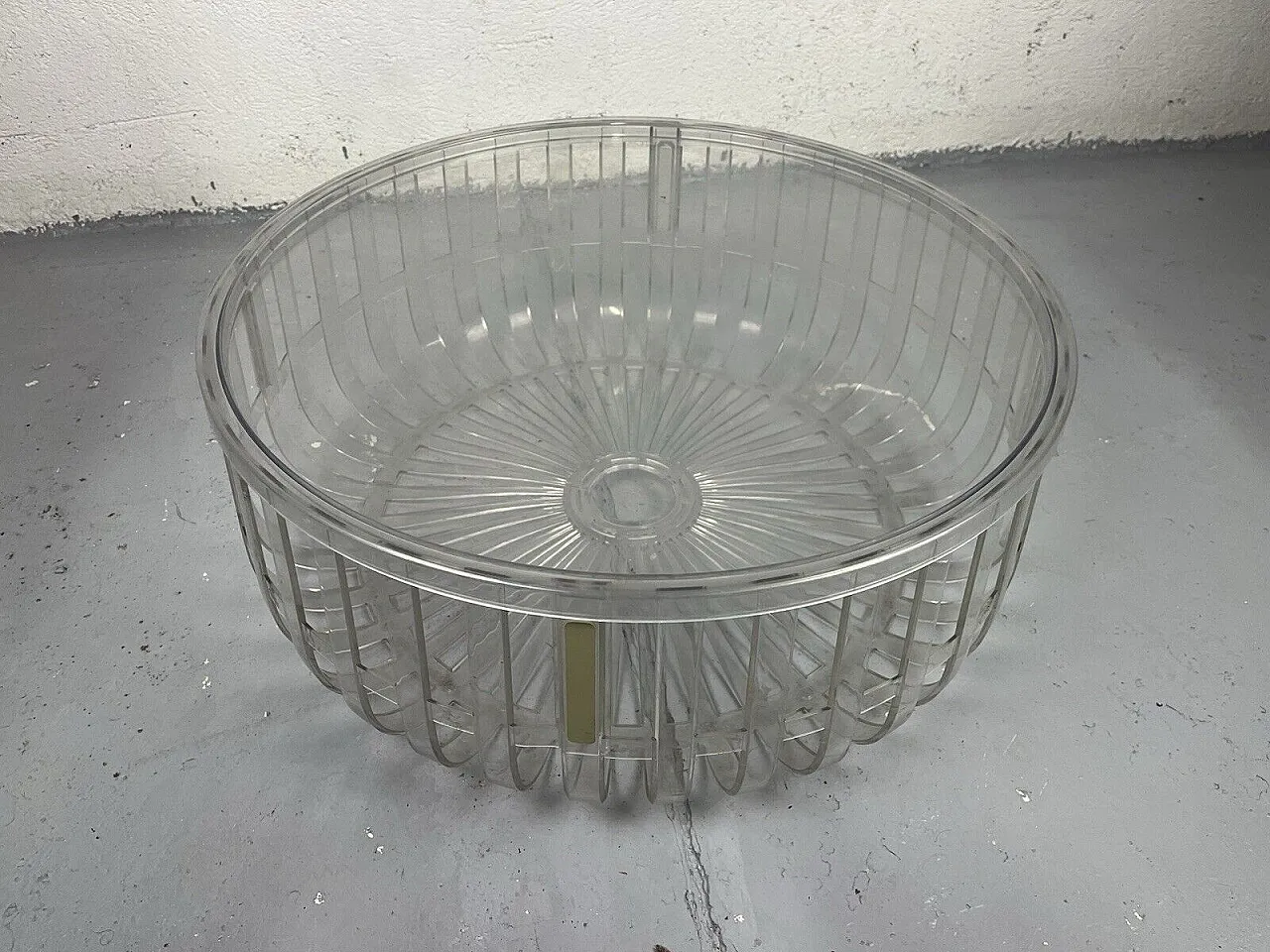 Magazine rack table by Panier Kartell, 1990s 5