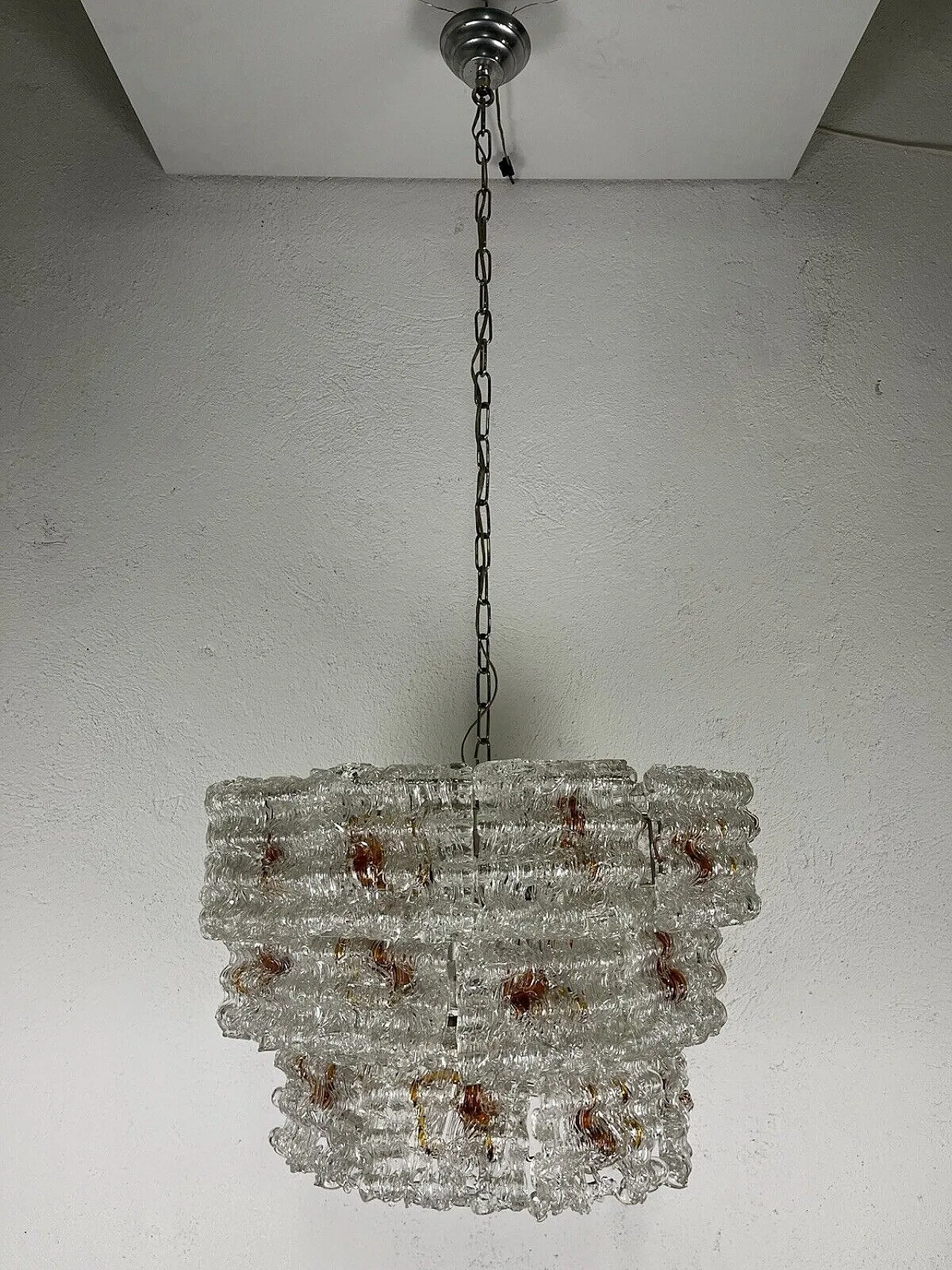 Murano glass chandelier by Toni Zuccheri, 1960s 11