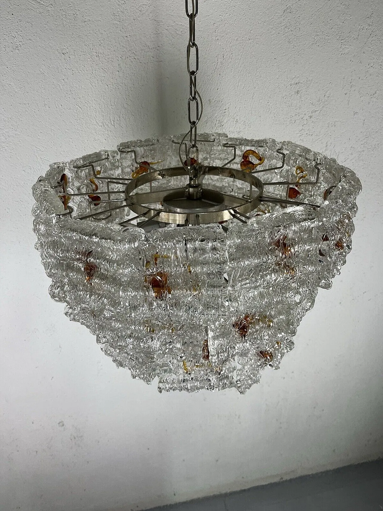 Murano glass chandelier by Toni Zuccheri, 1960s 14