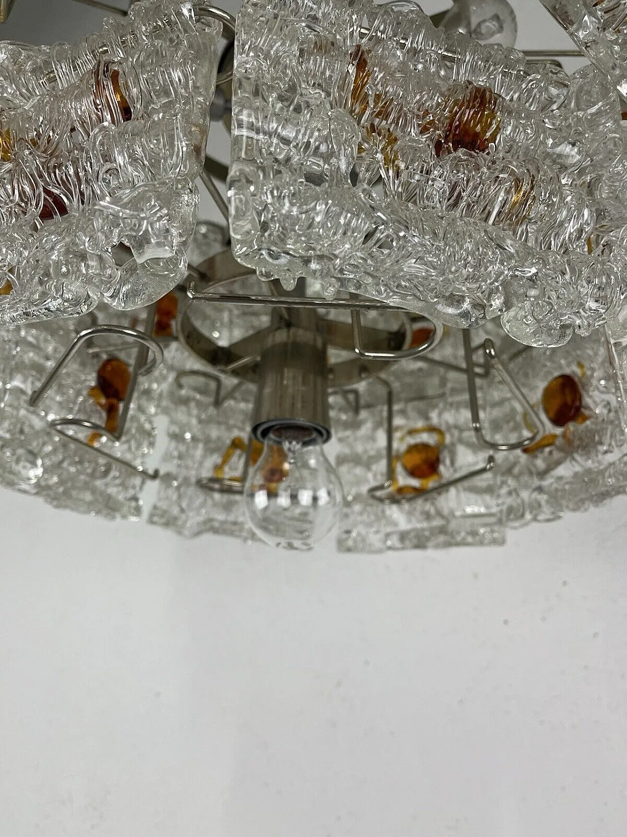 Murano glass chandelier by Toni Zuccheri, 1960s 17