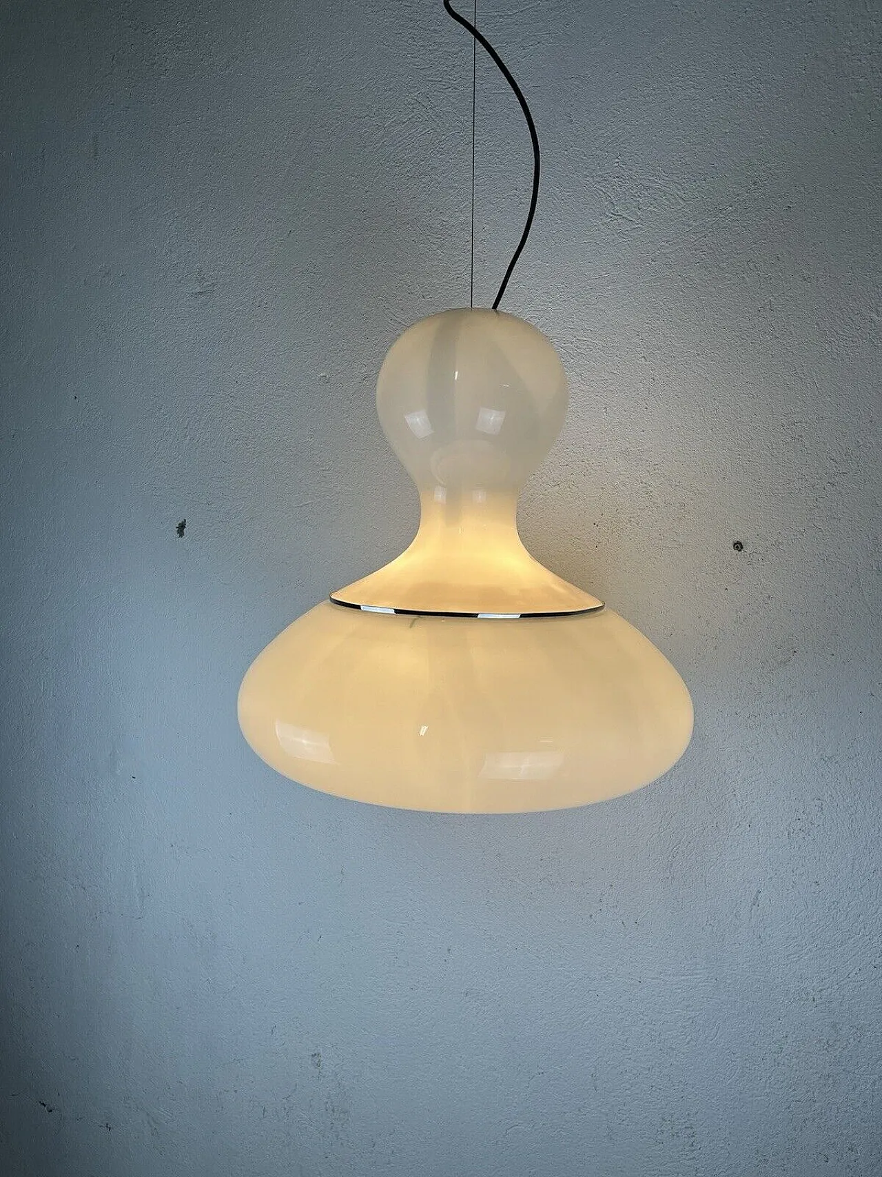 Lampadario in vetro di Murano di Carlo Nason per Mazzega, anni '60 3