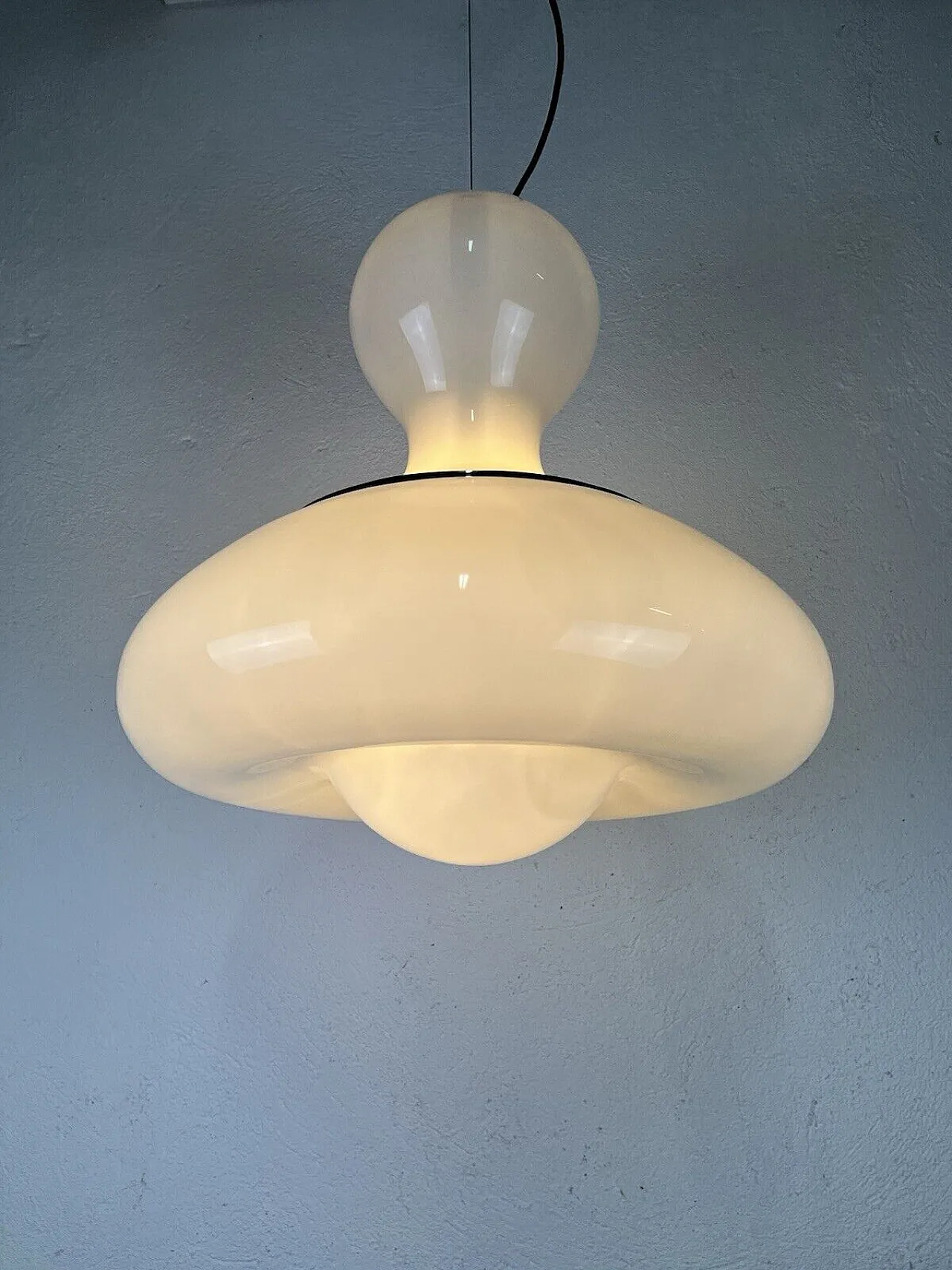 Lampadario in vetro di Murano di Carlo Nason per Mazzega, anni '60 6