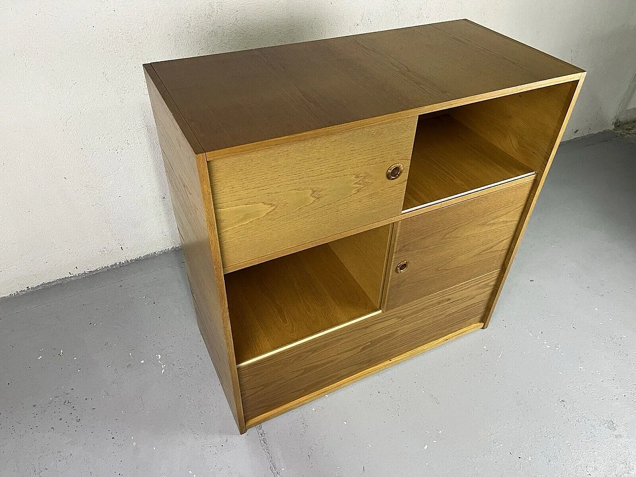 Wooden bookcase, 1970s 3