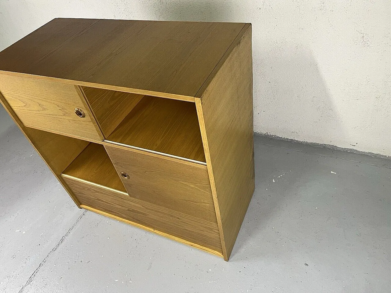 Wooden bookcase, 1970s 4