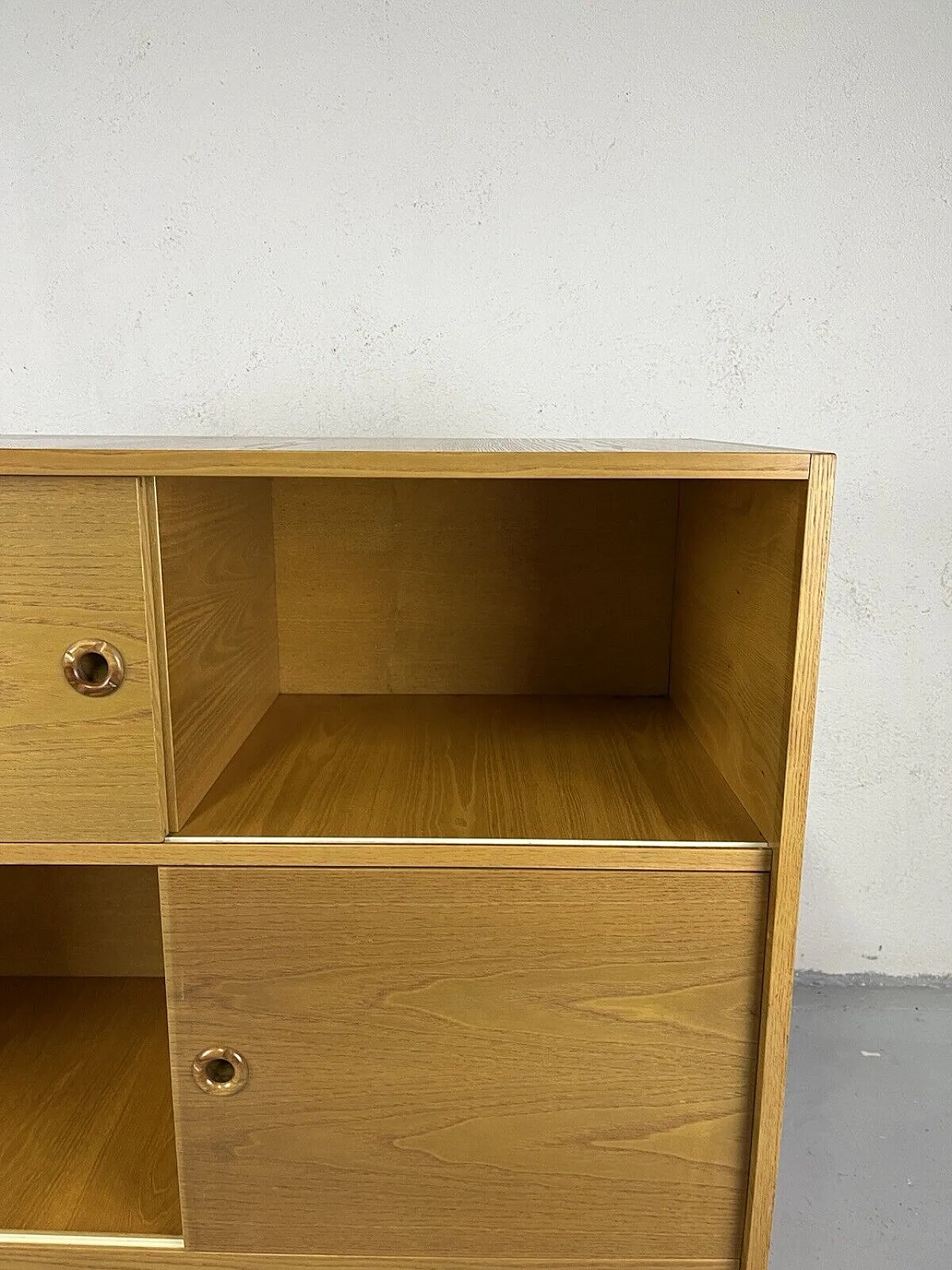 Wooden bookcase, 1970s 5