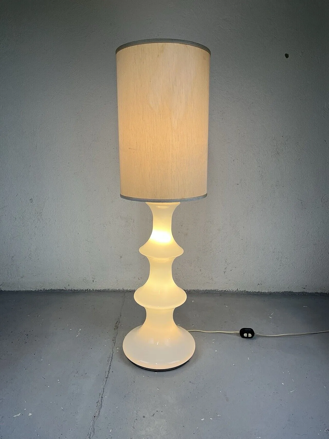 Murano glass floor lamp by Mazzega, 1960s 1