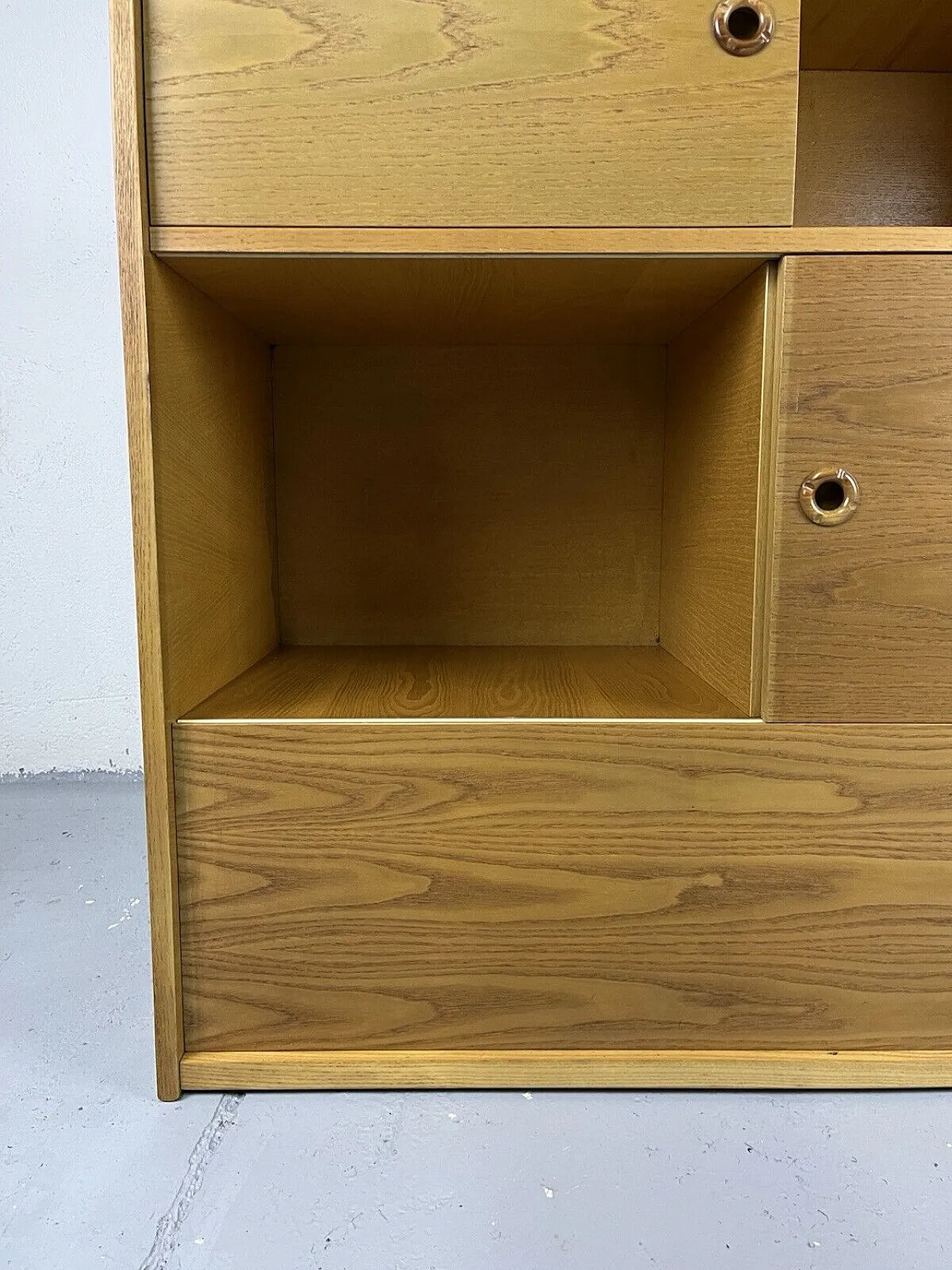 Wooden bookcase, 1970s 7