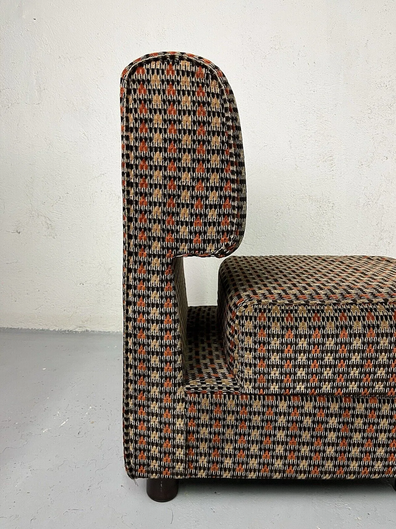 Pair of modular fabric armchairs, 1960s 5