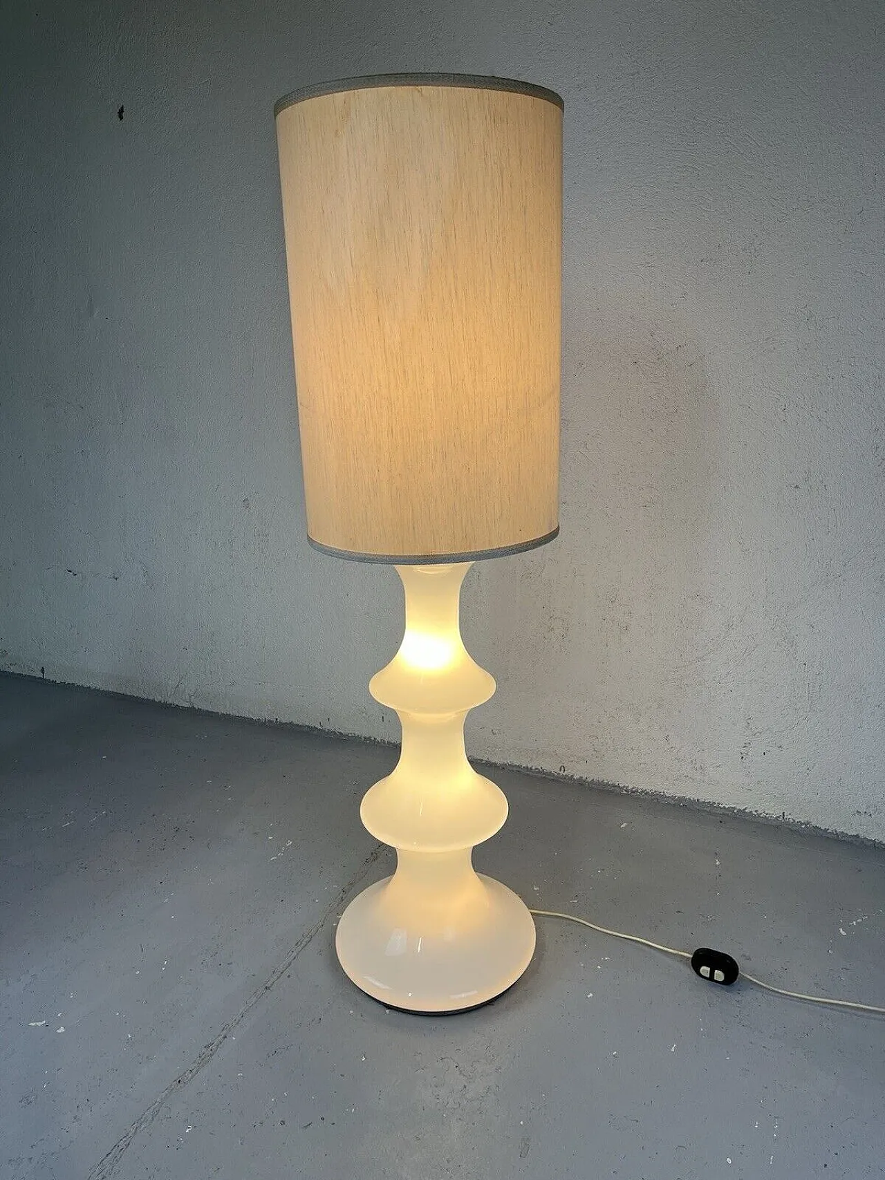 Murano glass floor lamp by Mazzega, 1960s 3