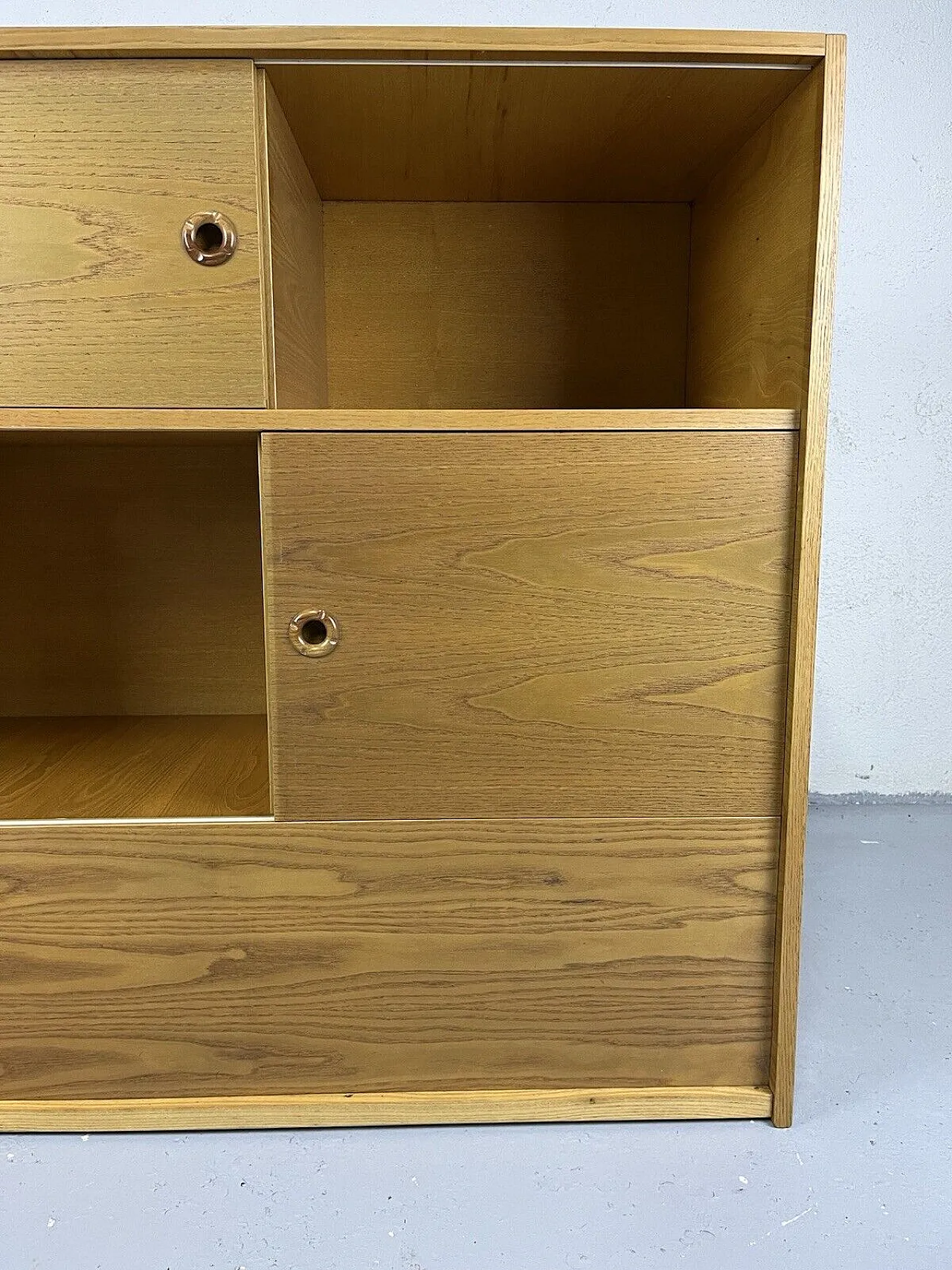 Wooden bookcase, 1970s 8