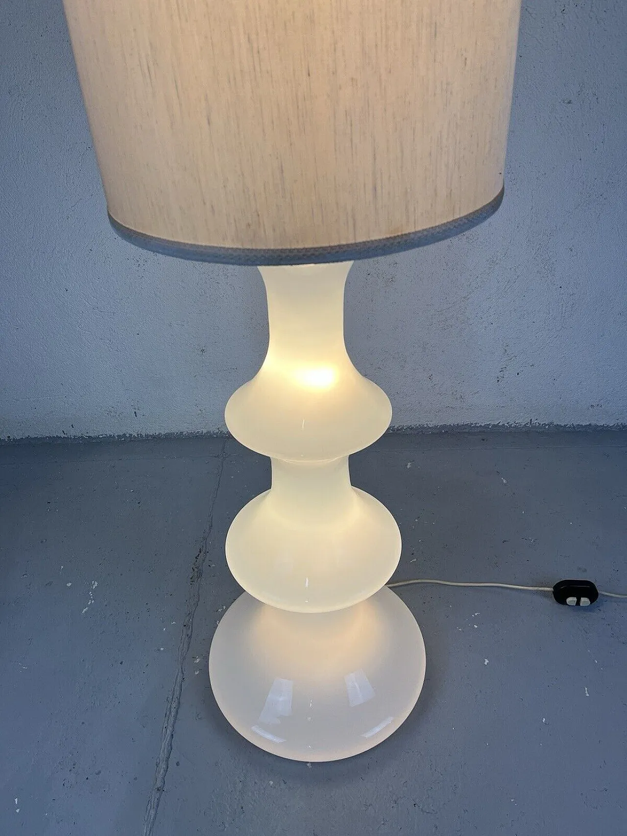 Murano glass floor lamp by Mazzega, 1960s 4