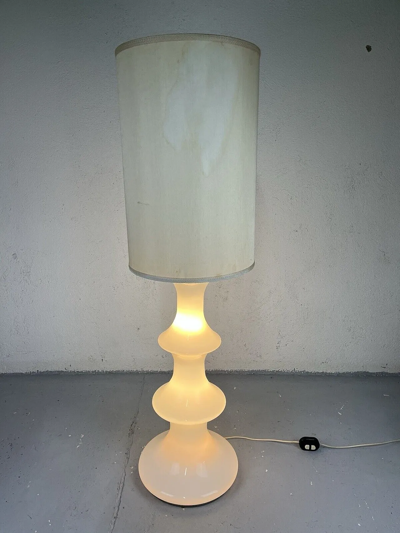 Murano glass floor lamp by Mazzega, 1960s 5