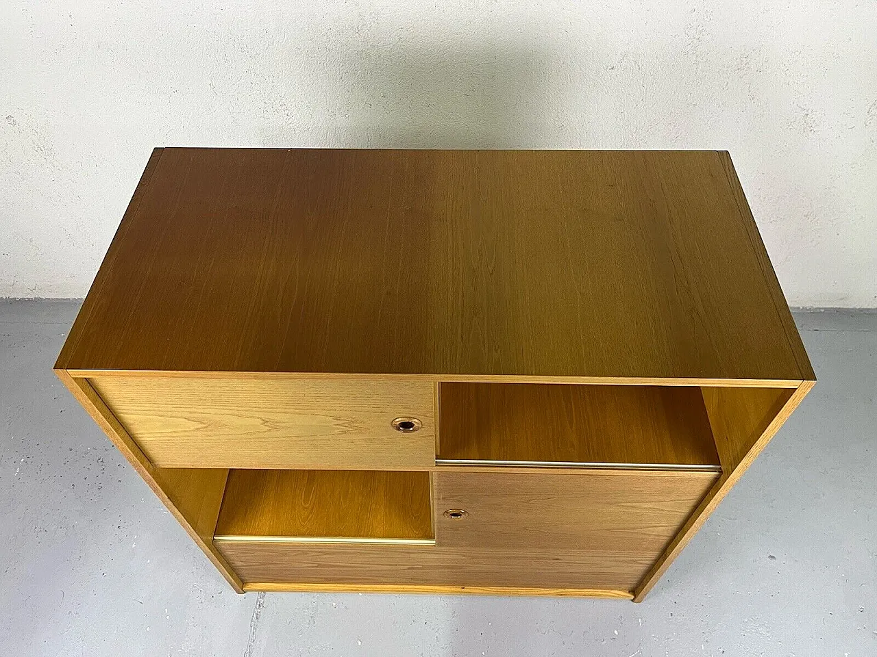 Wooden bookcase, 1970s 10