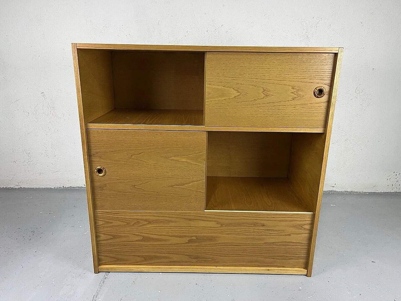 Wooden bookcase, 1970s 12