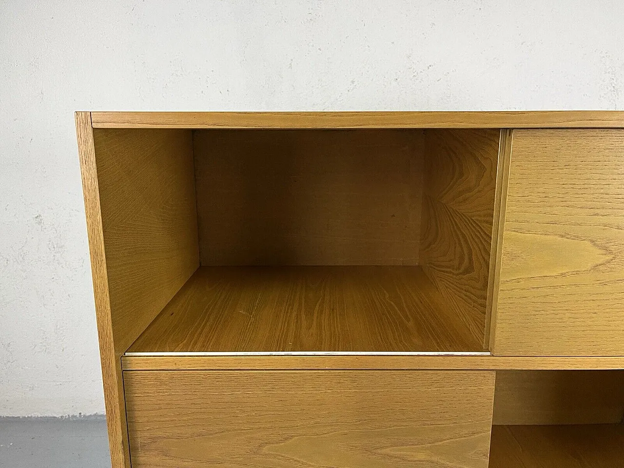 Wooden bookcase, 1970s 13