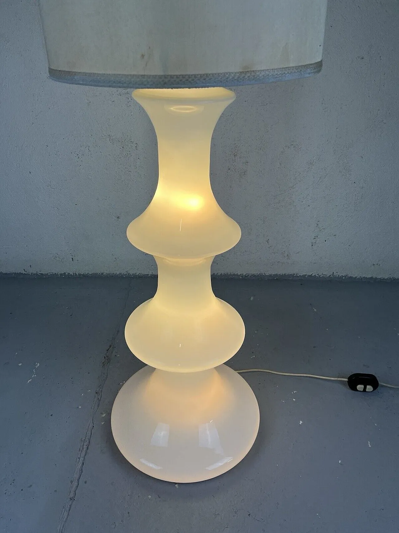 Murano glass floor lamp by Mazzega, 1960s 11