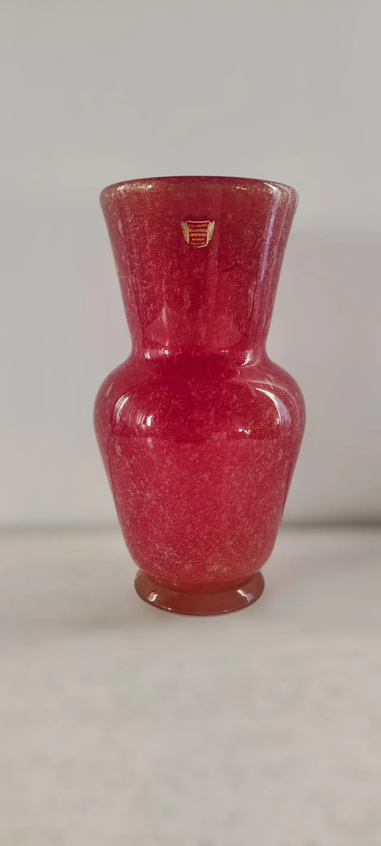 Murano glass vase attributed to Archimede Seguso, 1950s 5