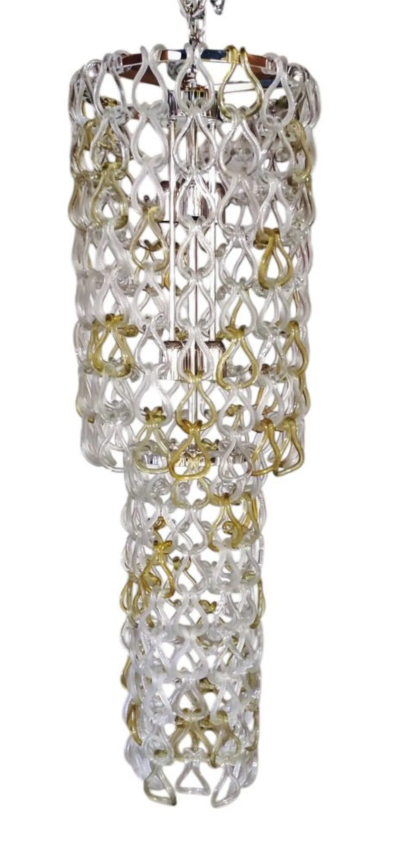 Giogali chandelier by Angelo Mangiarotti for Vistosi, 1960s 1