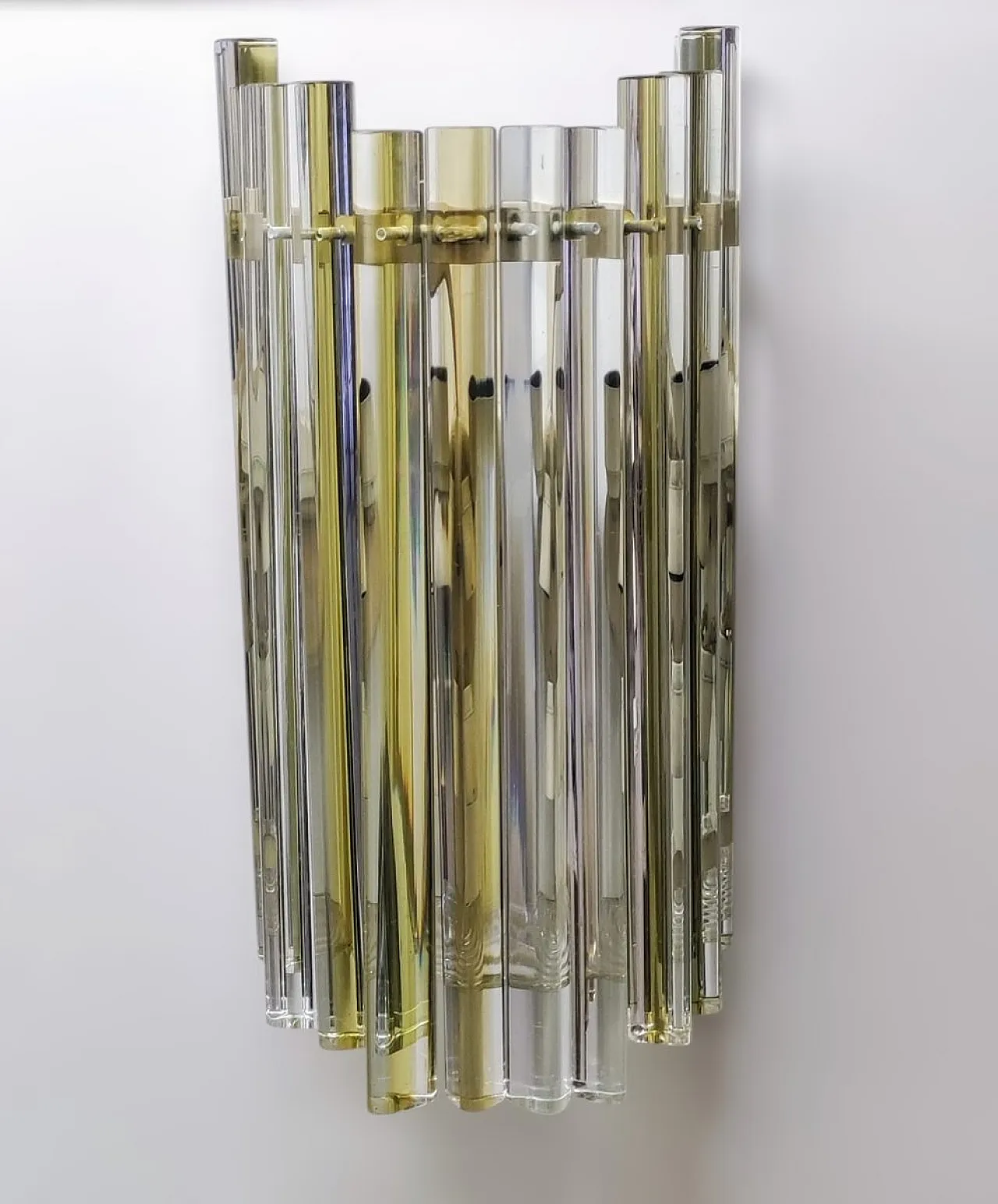 Pair of Murano glass wall sconces by C.Scarpa for Venini, 1960s 5