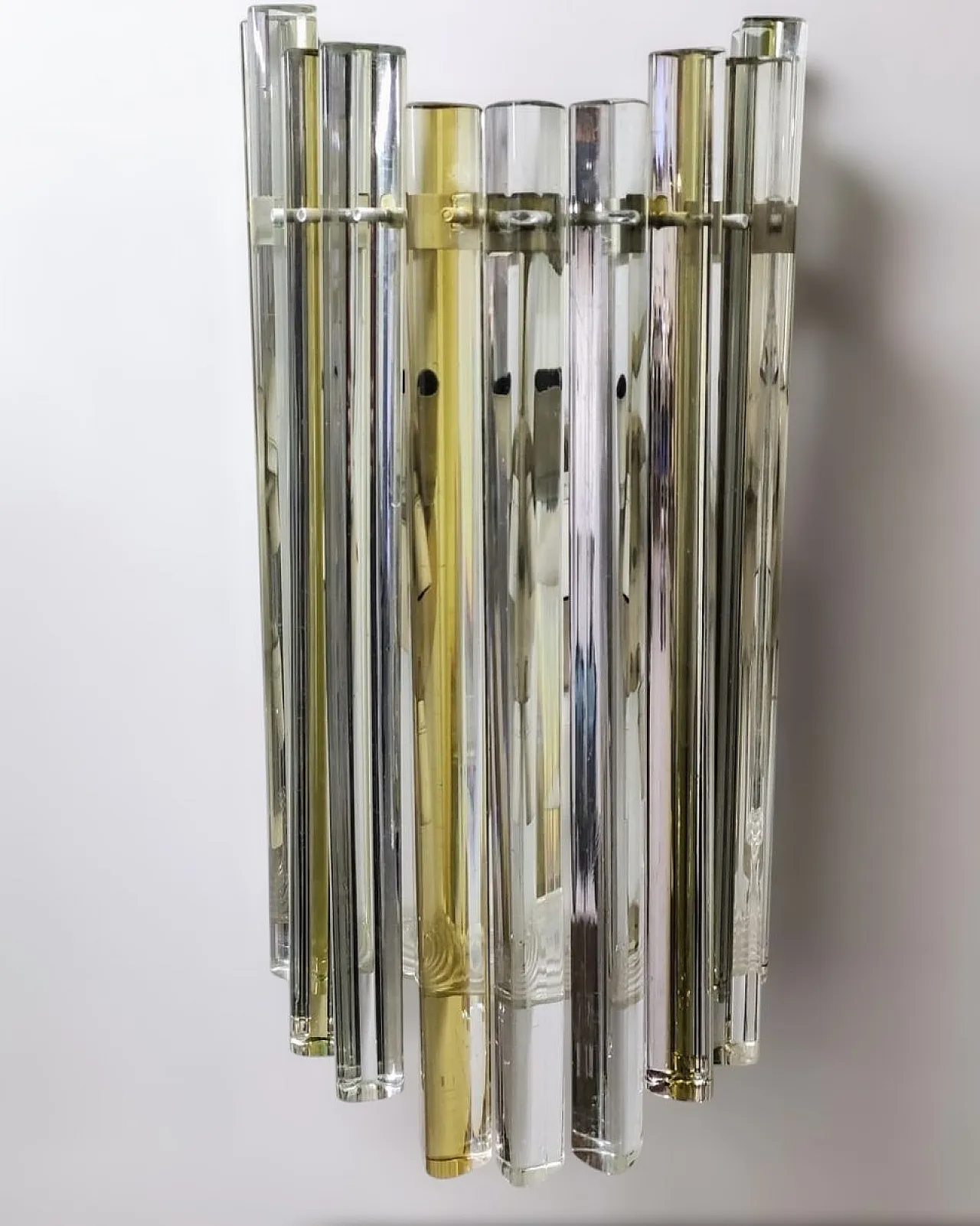 Pair of Murano glass wall sconces by C.Scarpa for Venini, 1960s 7