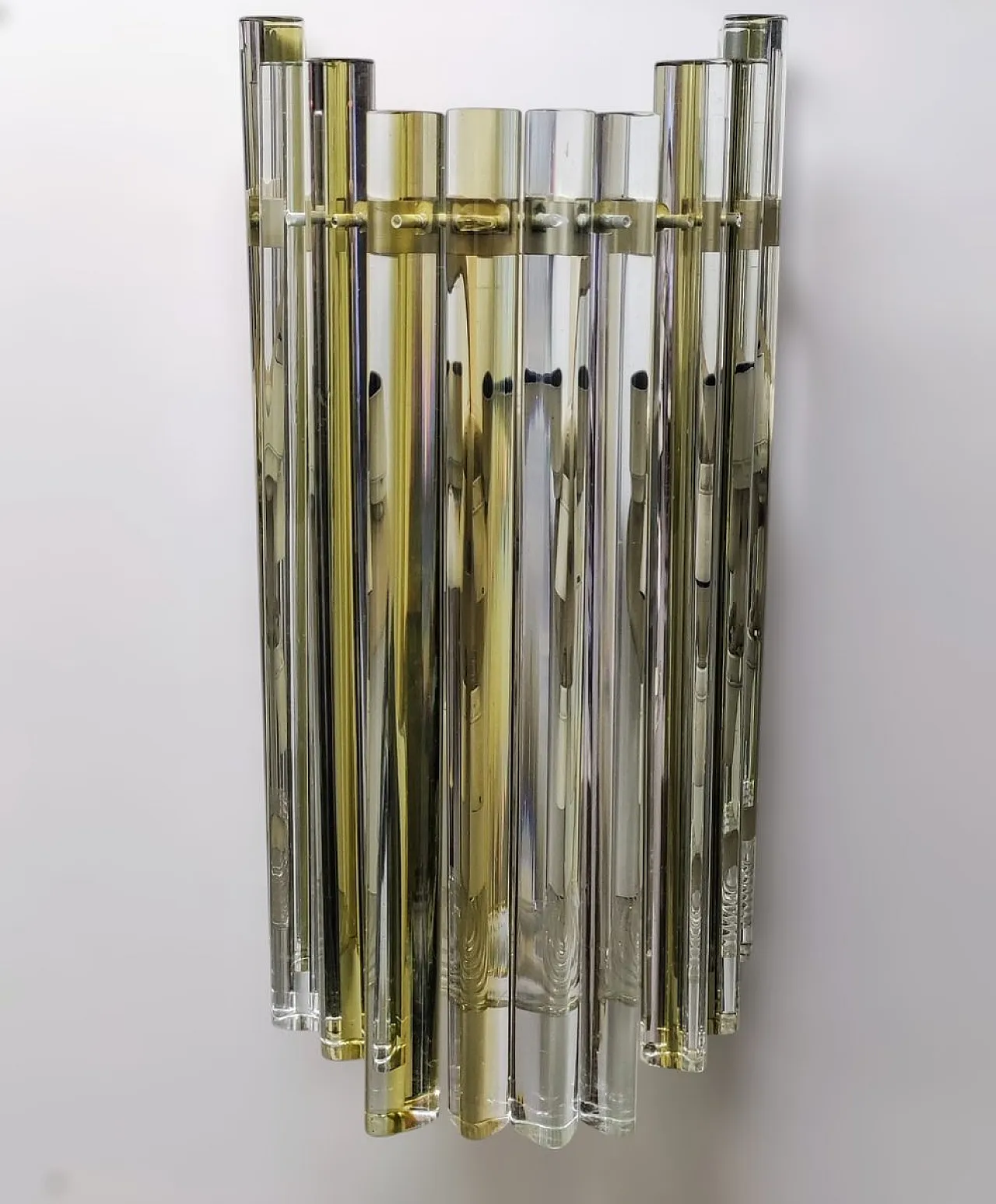 Pair of Murano glass wall sconces by C.Scarpa for Venini, 1960s 10