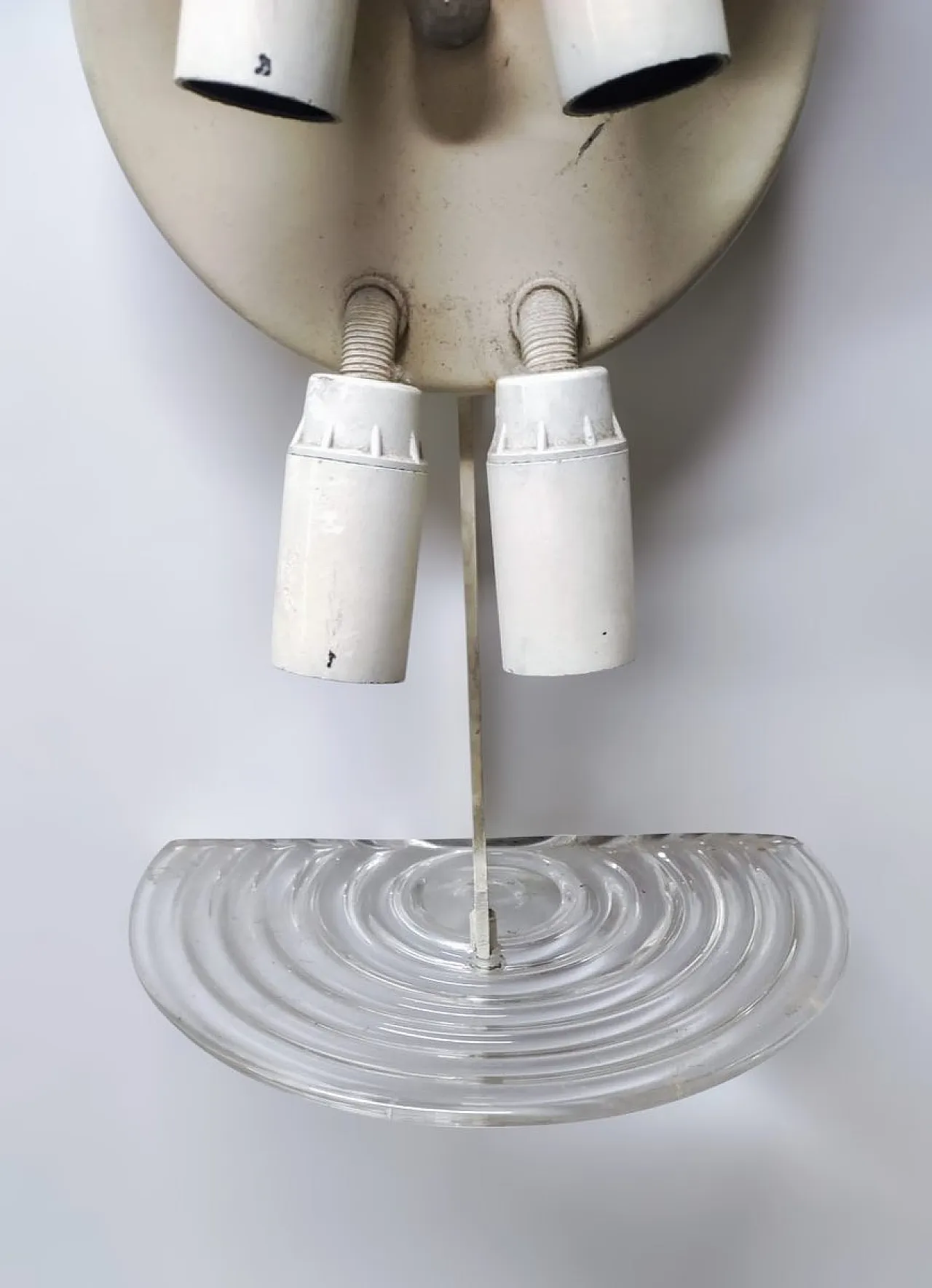 Pair of Murano glass wall sconces by C.Scarpa for Venini, 1960s 13