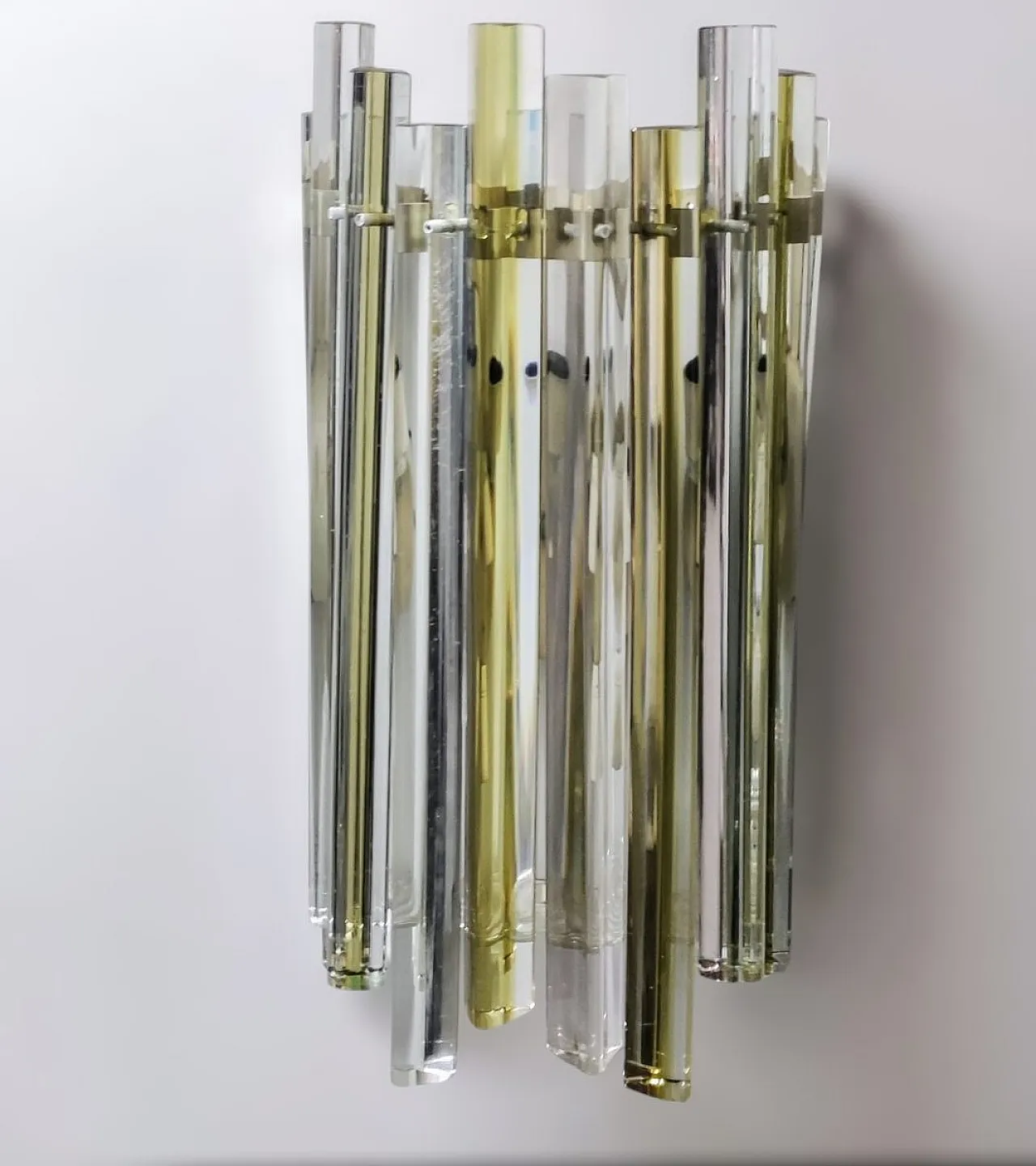 Pair of Murano glass wall sconces by C.Scarpa for Venini, 1960s 16