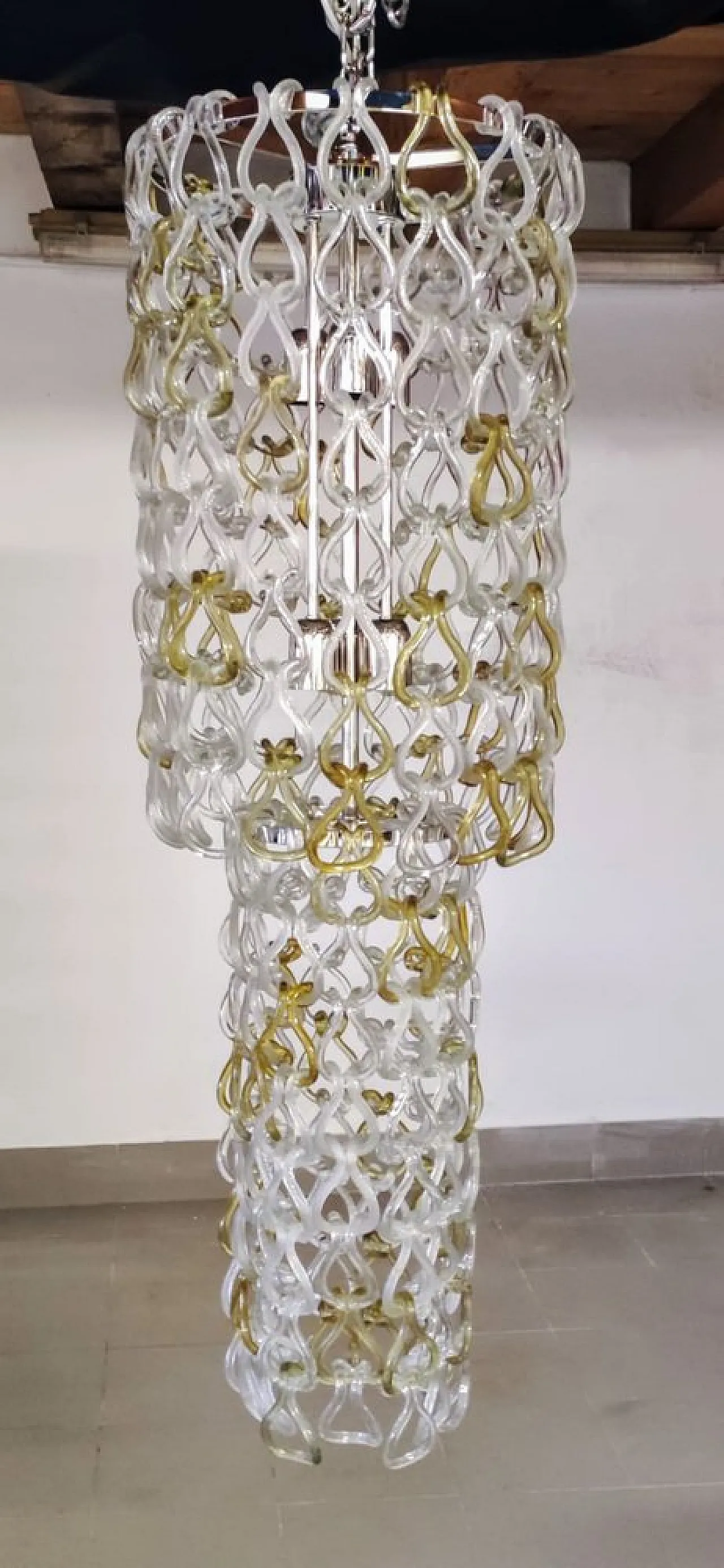 Giogali chandelier by Angelo Mangiarotti for Vistosi, 1960s 22