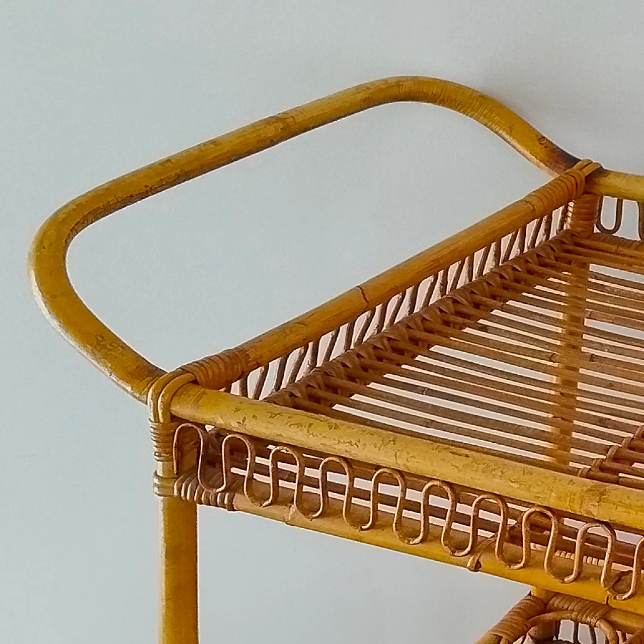 Carrello bar in bambù di Franco Albini, 1960 8