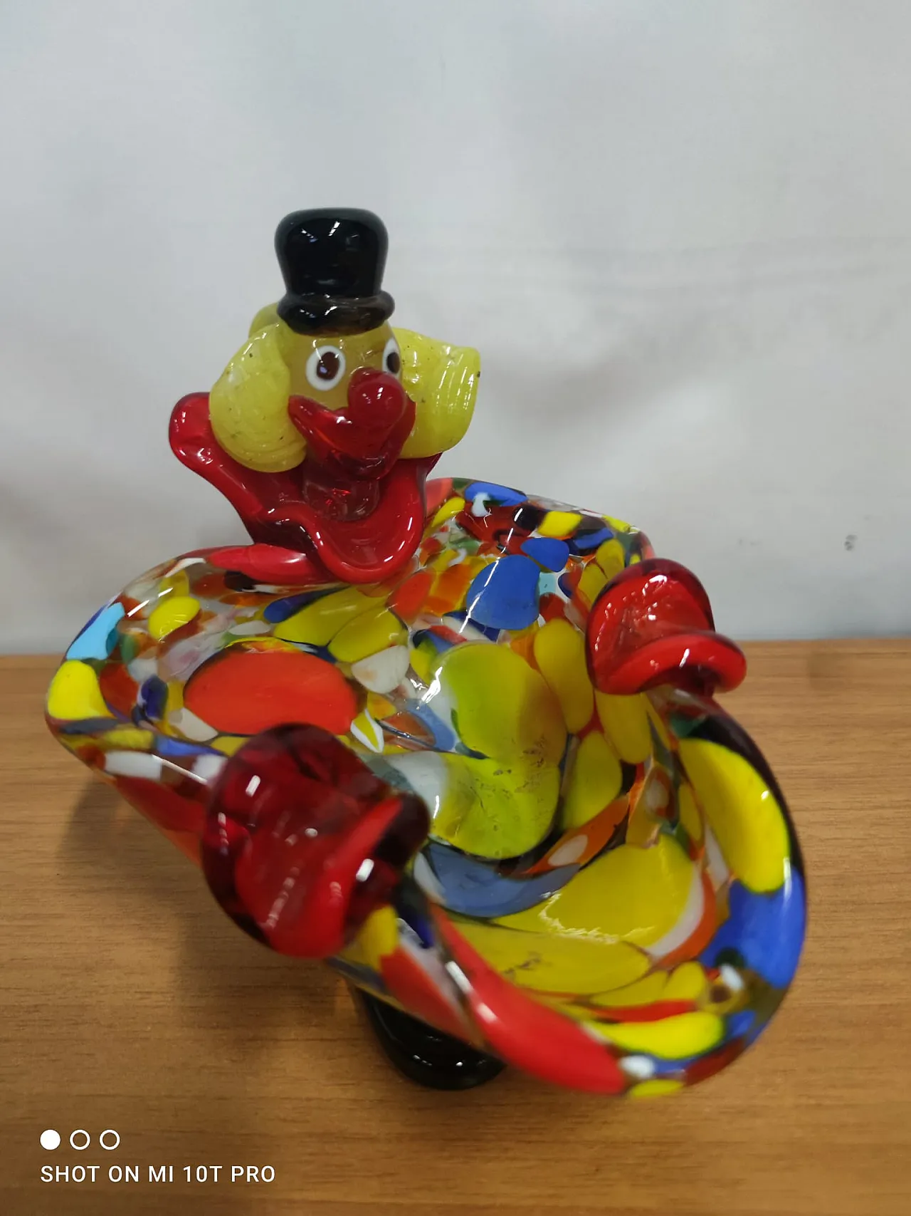 Posacenere Murano Clown, 80s 1