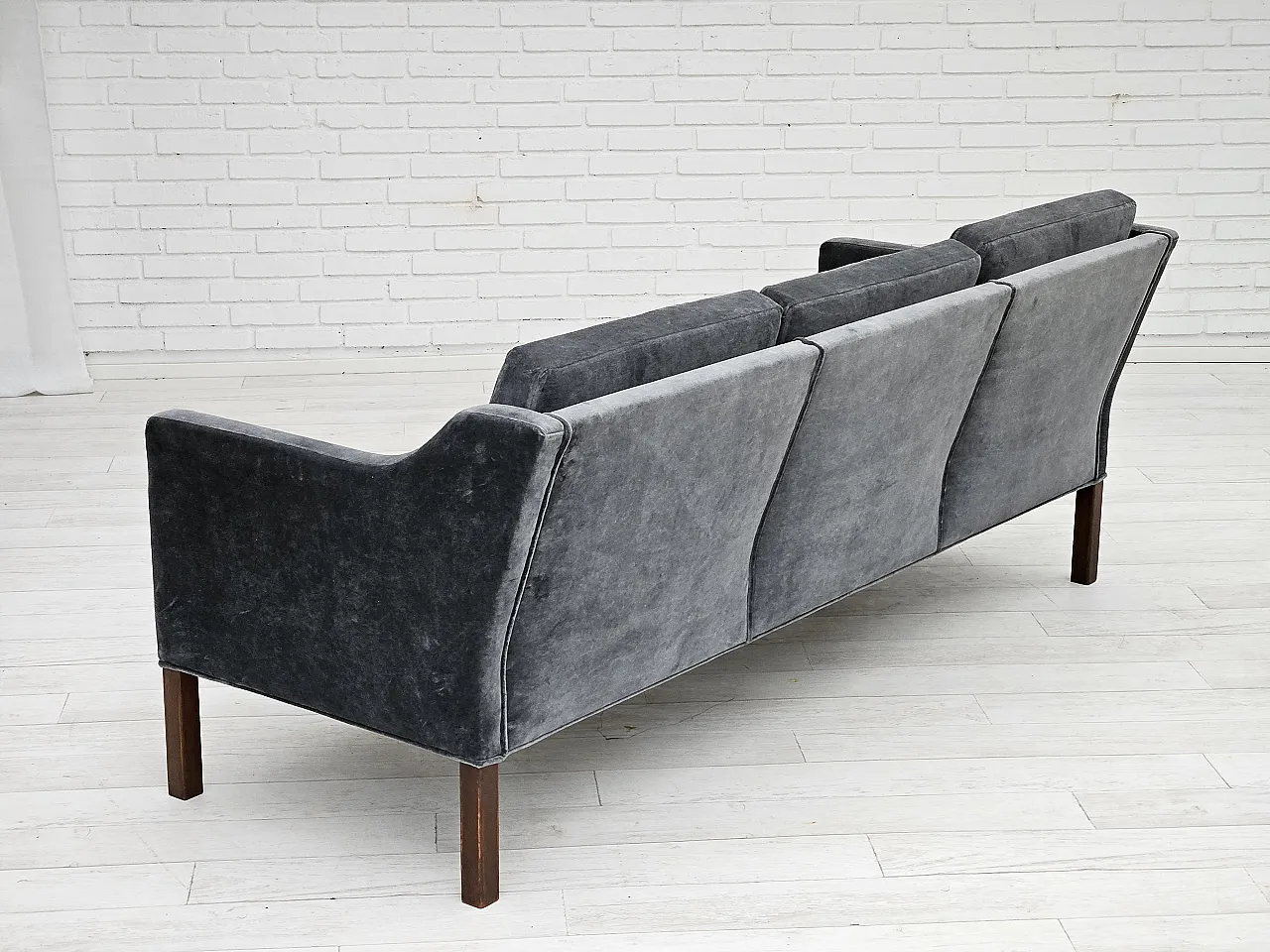 Danish 3-seater sofa model 2523 by Børge Mogensen, 70s 11