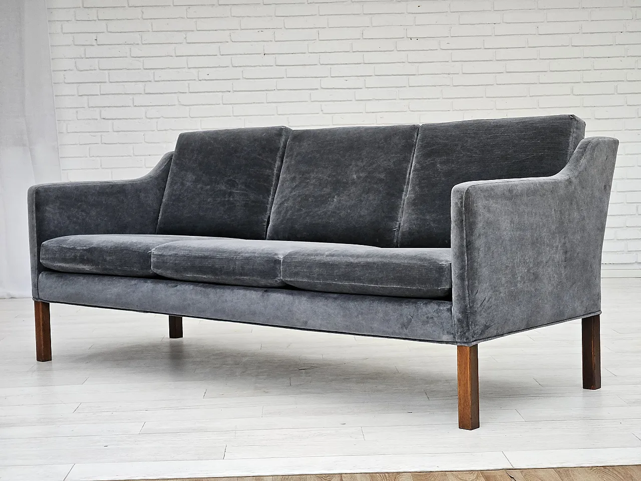 Danish 3-seater sofa model 2523 by Børge Mogensen, 70s 16