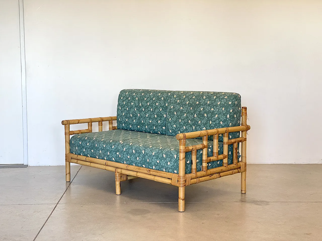 Bamboo sofa Vivai del Sud, 70s 1