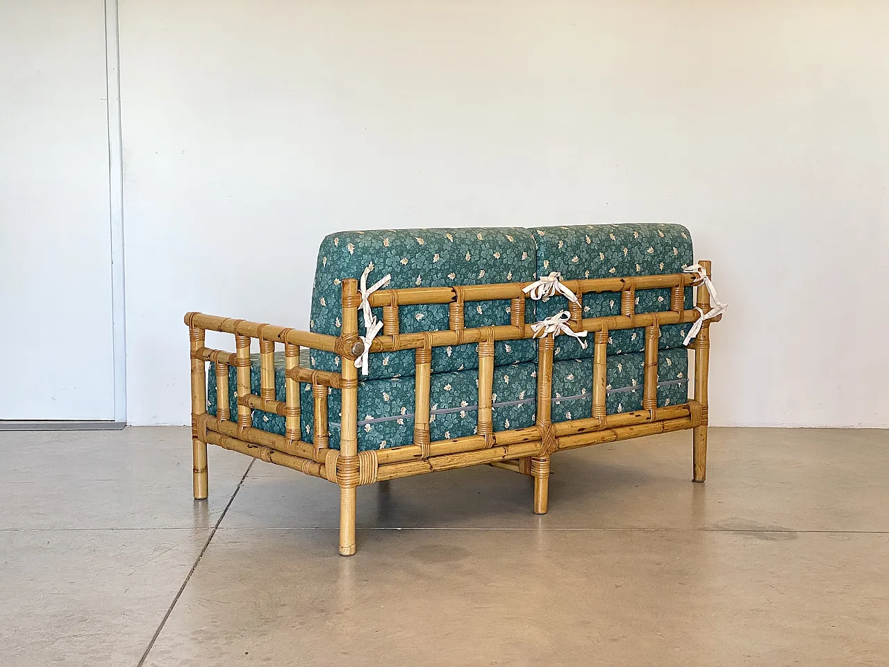 Bamboo sofa Vivai del Sud, 70s 3