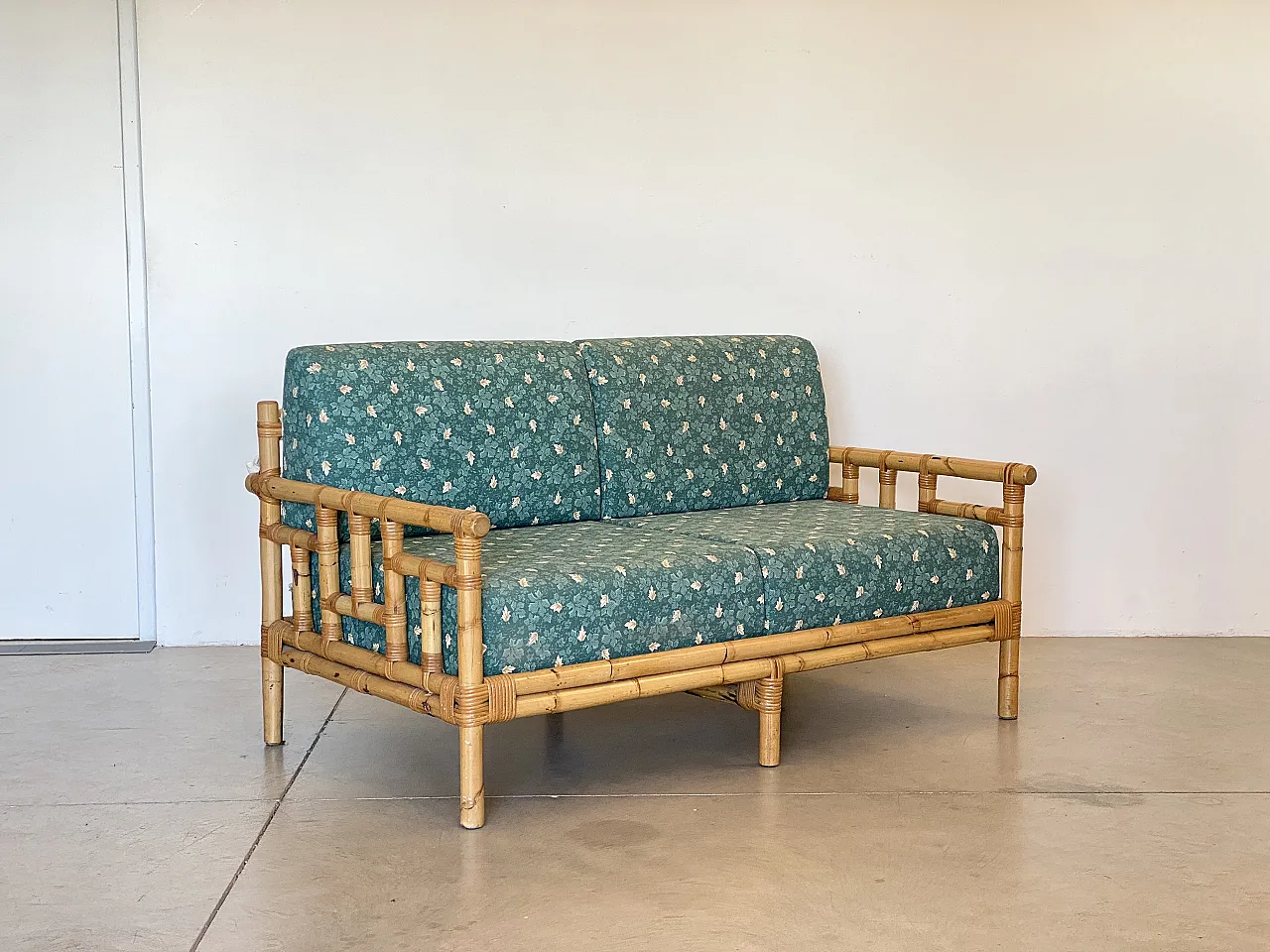 Bamboo sofa Vivai del Sud, 70s 6