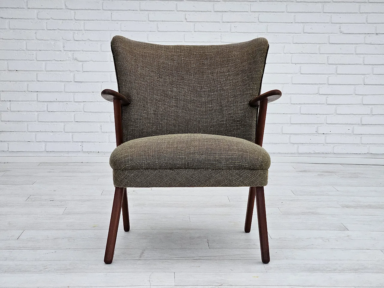 Danish armchair by Erhardsen & Andersen,60s 5