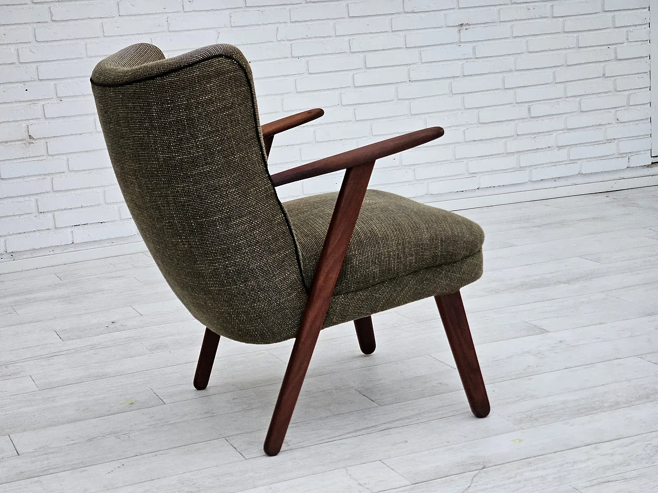 Danish armchair by Erhardsen & Andersen,60s 8