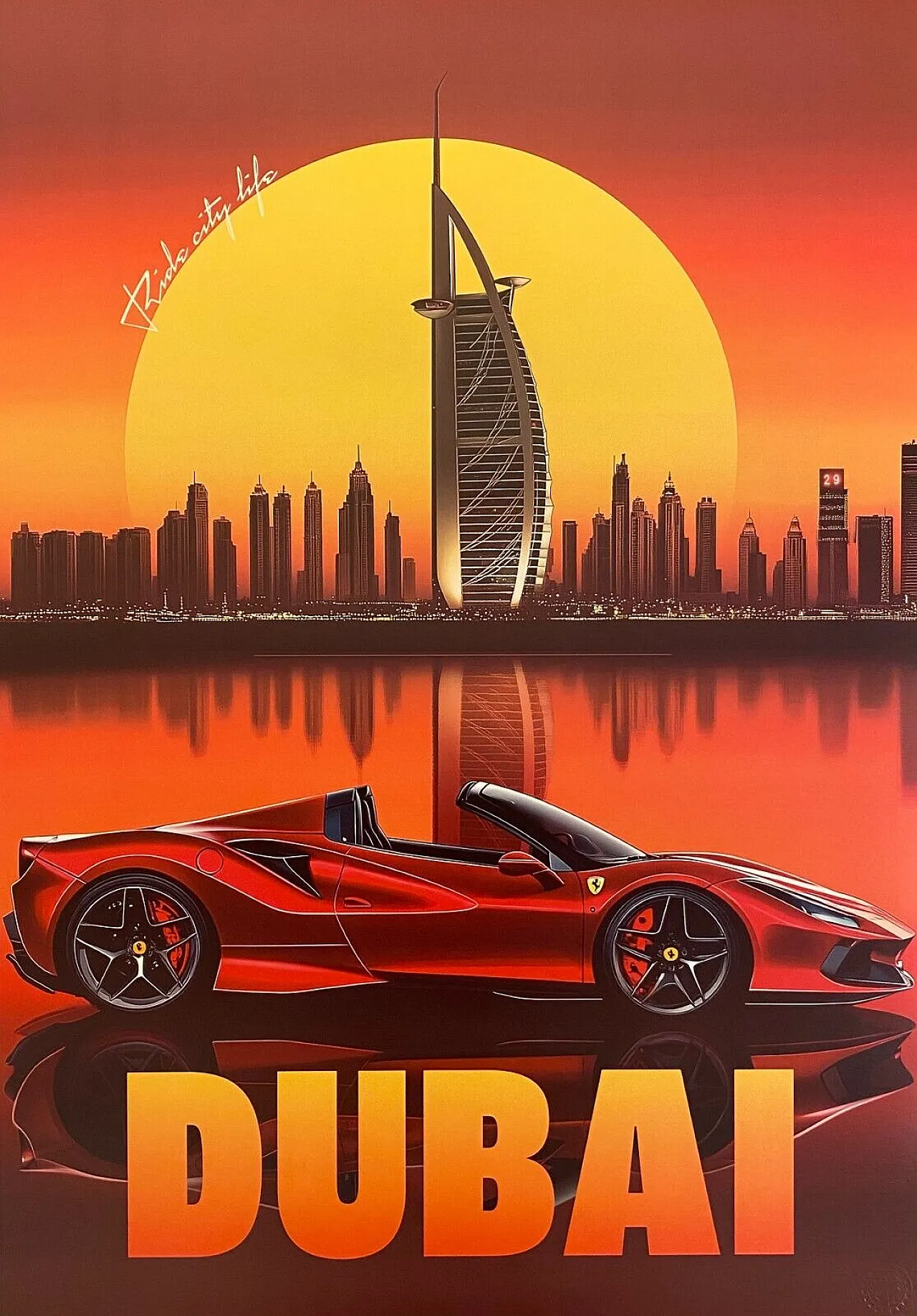 Pollux, 2020s - DUBAI - Original poster printed in offset 1