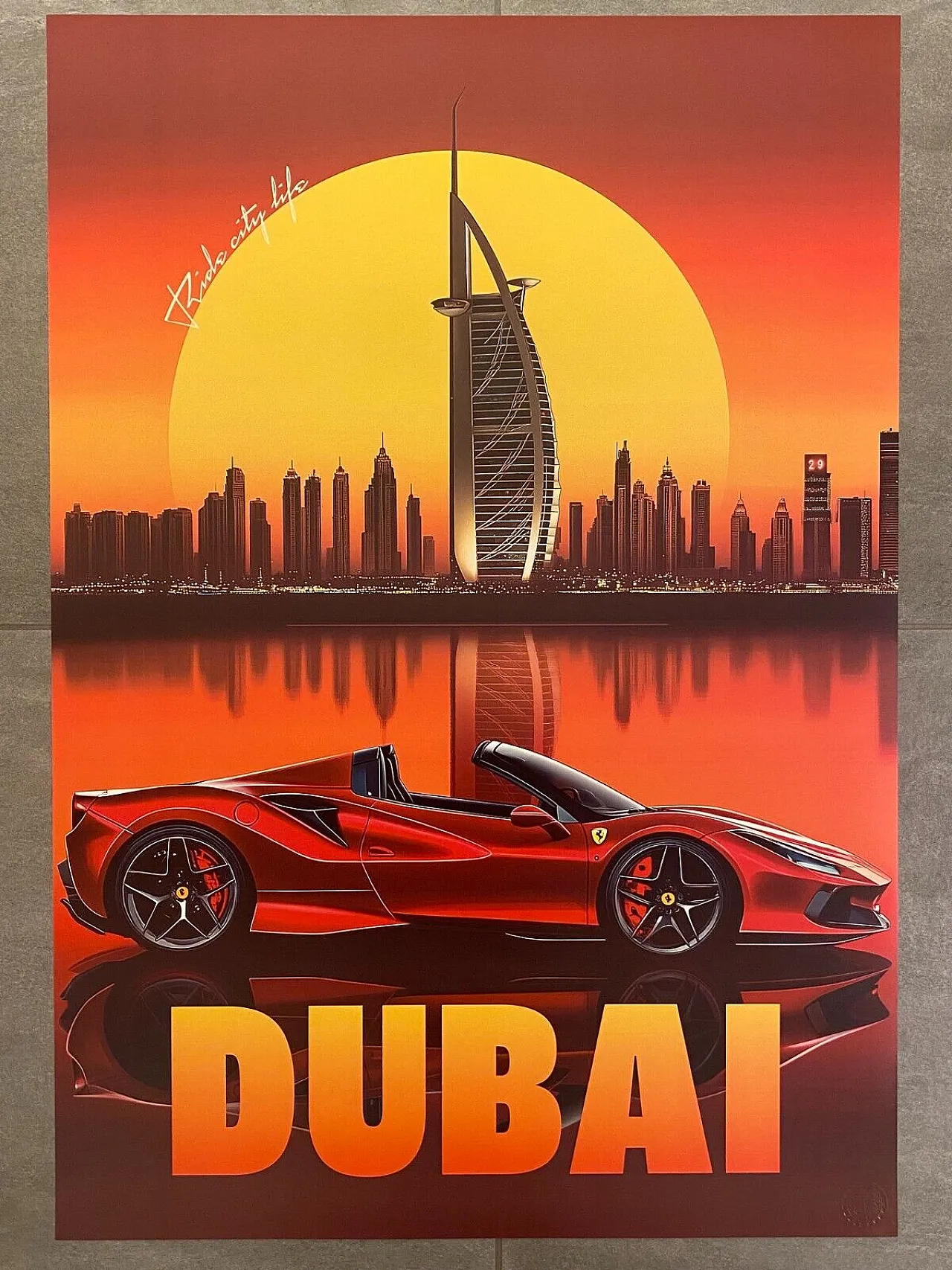 Pollux, 2020s - DUBAI - Original poster printed in offset 4