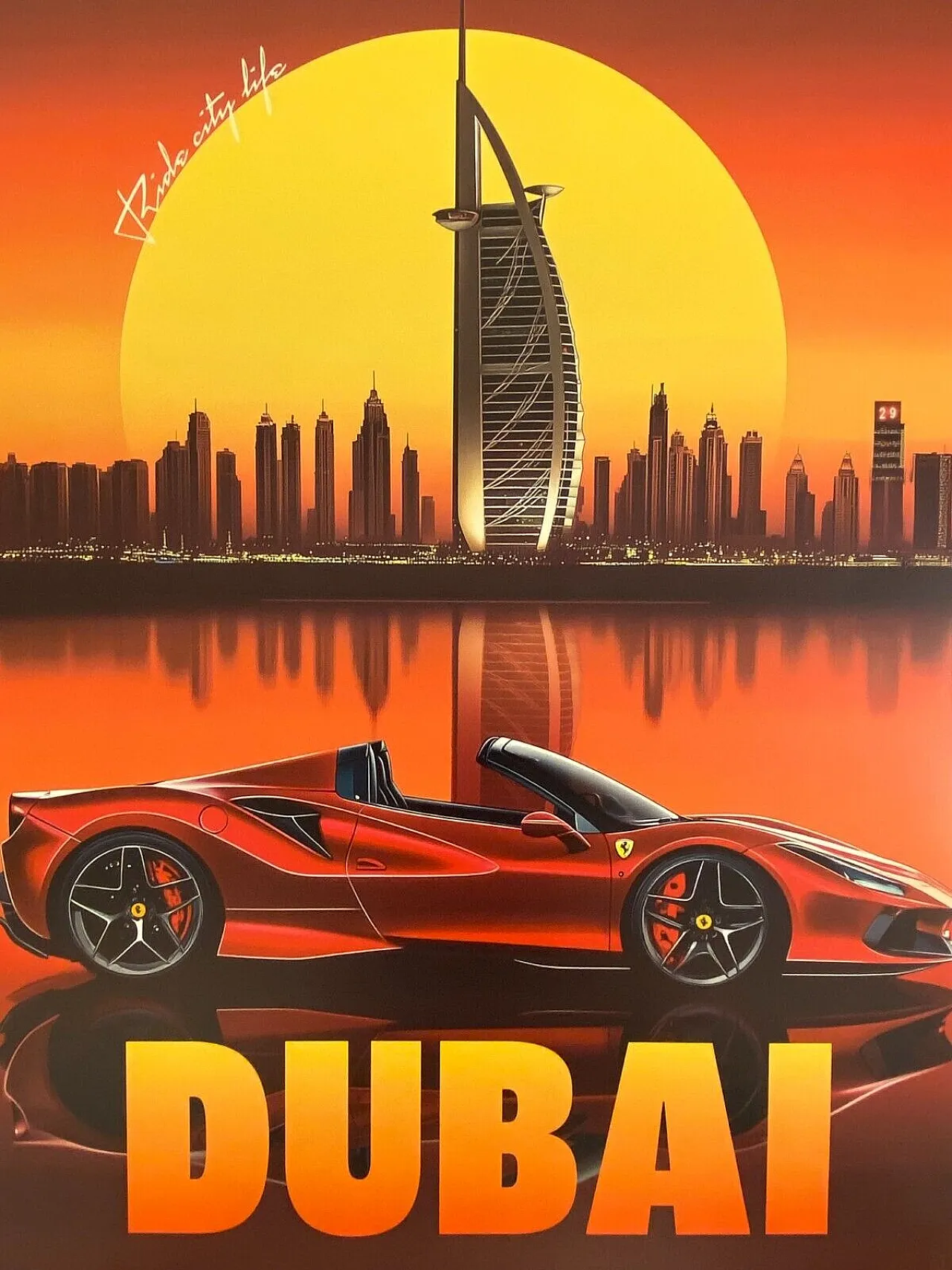 Pollux, 2020s - DUBAI - Original poster printed in offset 13