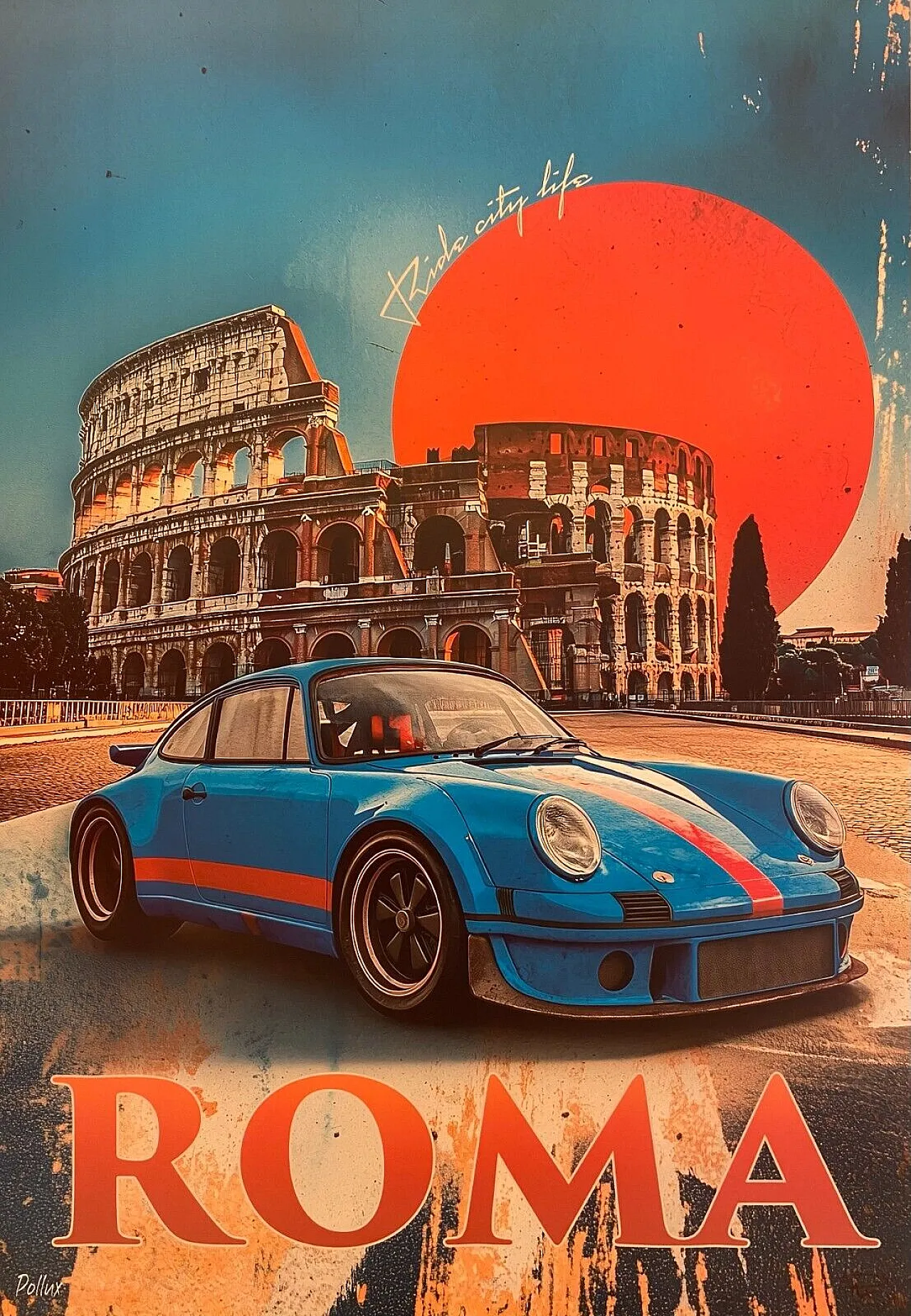 Pollux, 2020s - ROME - Original poster printed in offset 1