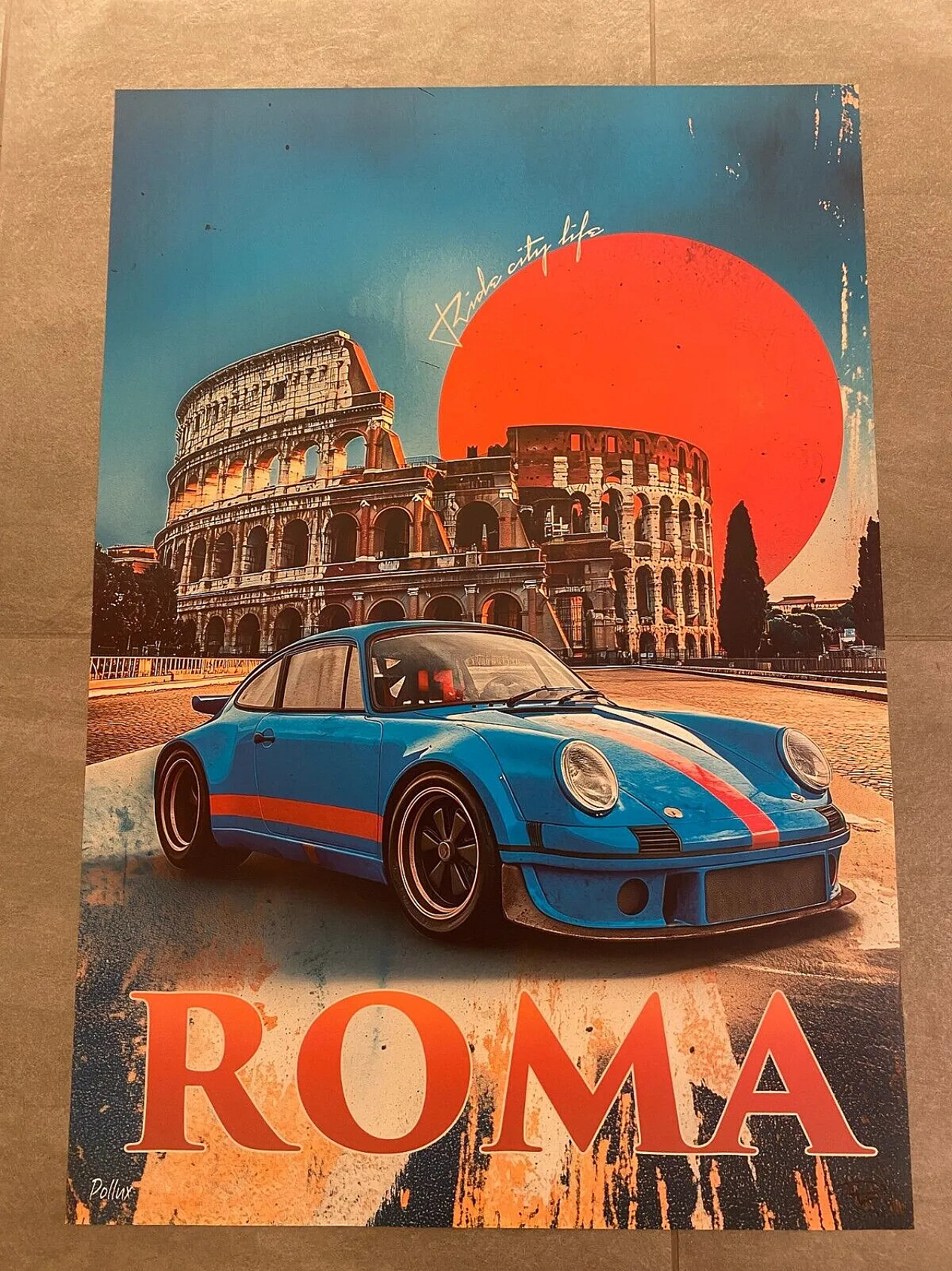 Pollux, 2020s - ROME - Original poster printed in offset 3