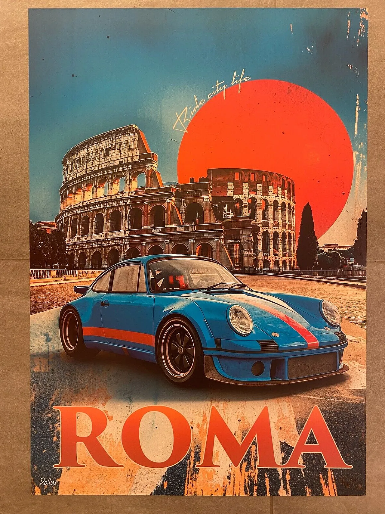 Pollux, 2020s - ROME - Original poster printed in offset 4