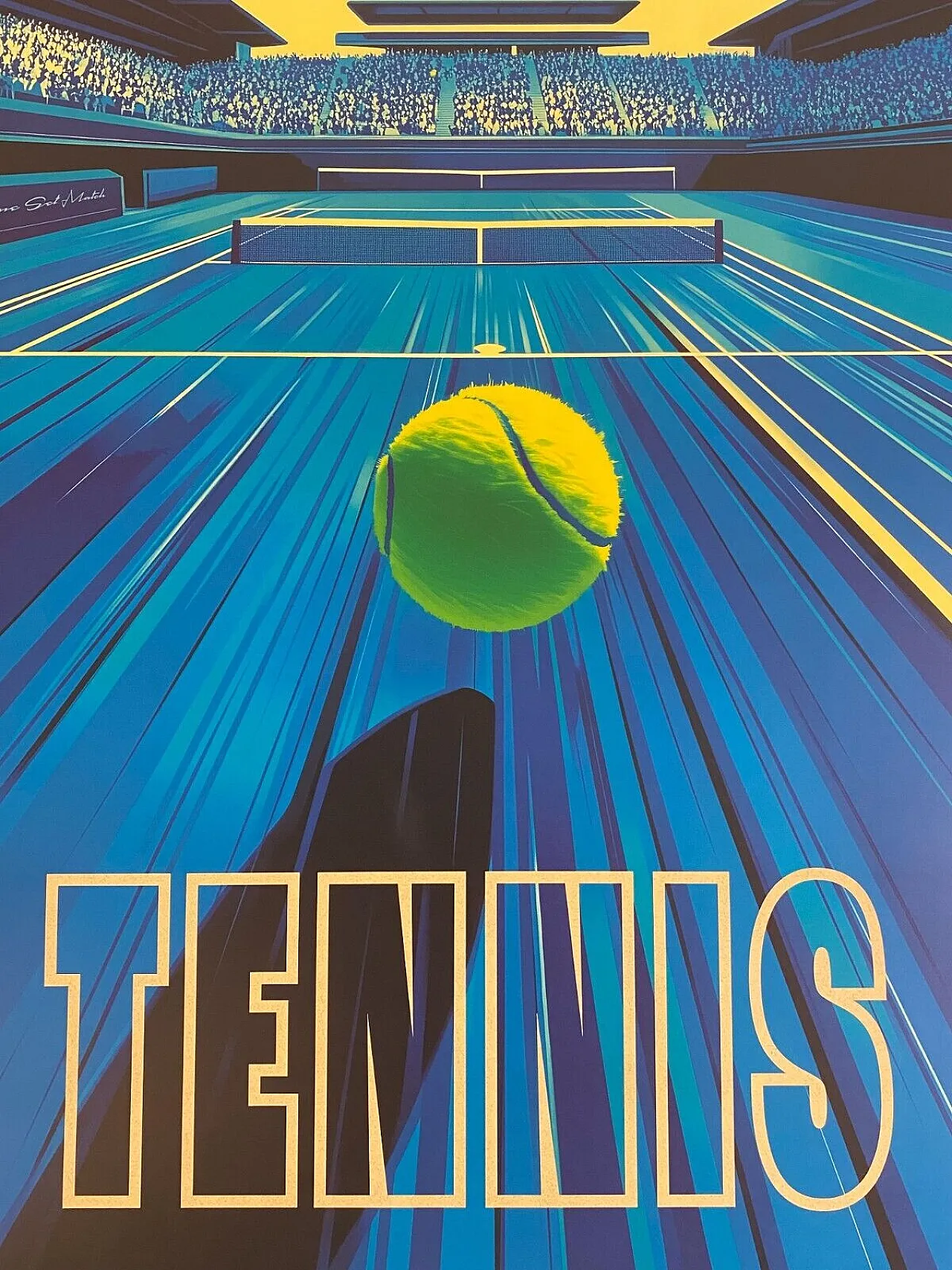 Pollux, 2020s - TENNIS - Original poster printed in offset cm 98 x 68 9