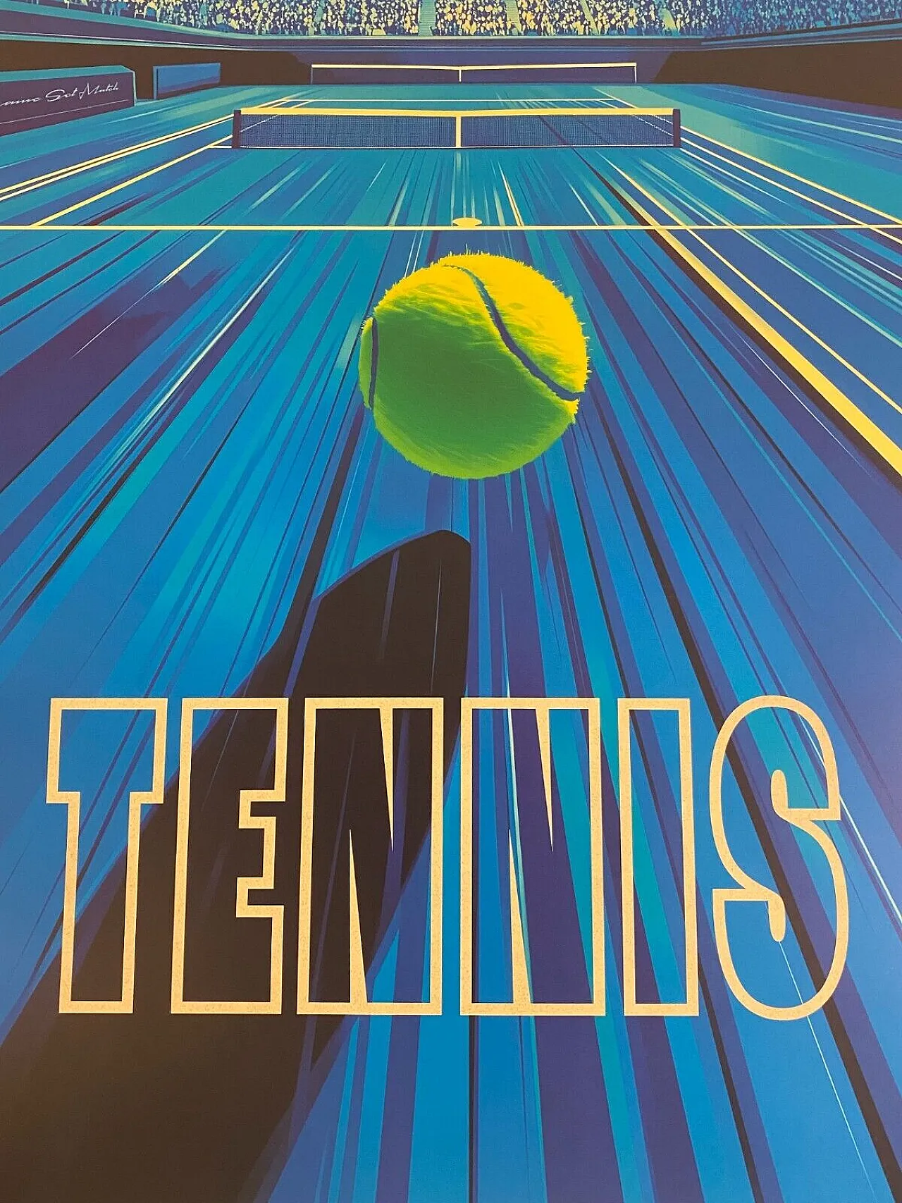 Pollux, 2020s - TENNIS - Original poster printed in offset cm 98 x 68 11