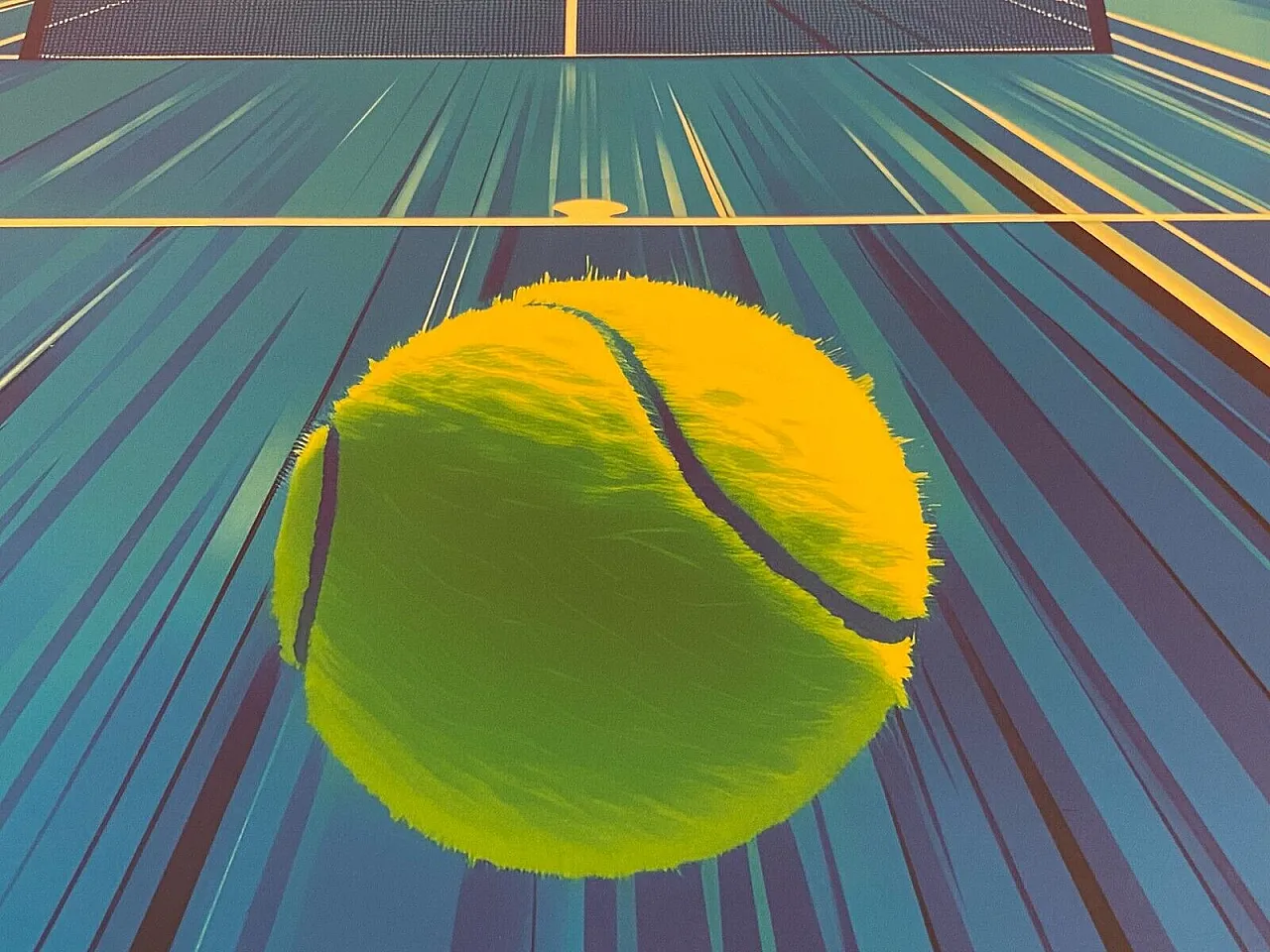 Pollux, 2020s - TENNIS - Original poster printed in offset cm 98 x 68 13