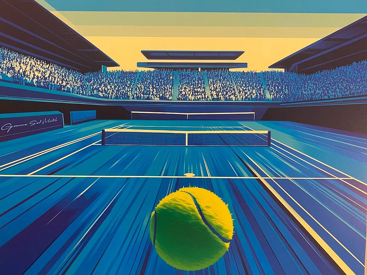 Pollux, 2020s - TENNIS - Original poster printed in offset cm 98 x 68 16