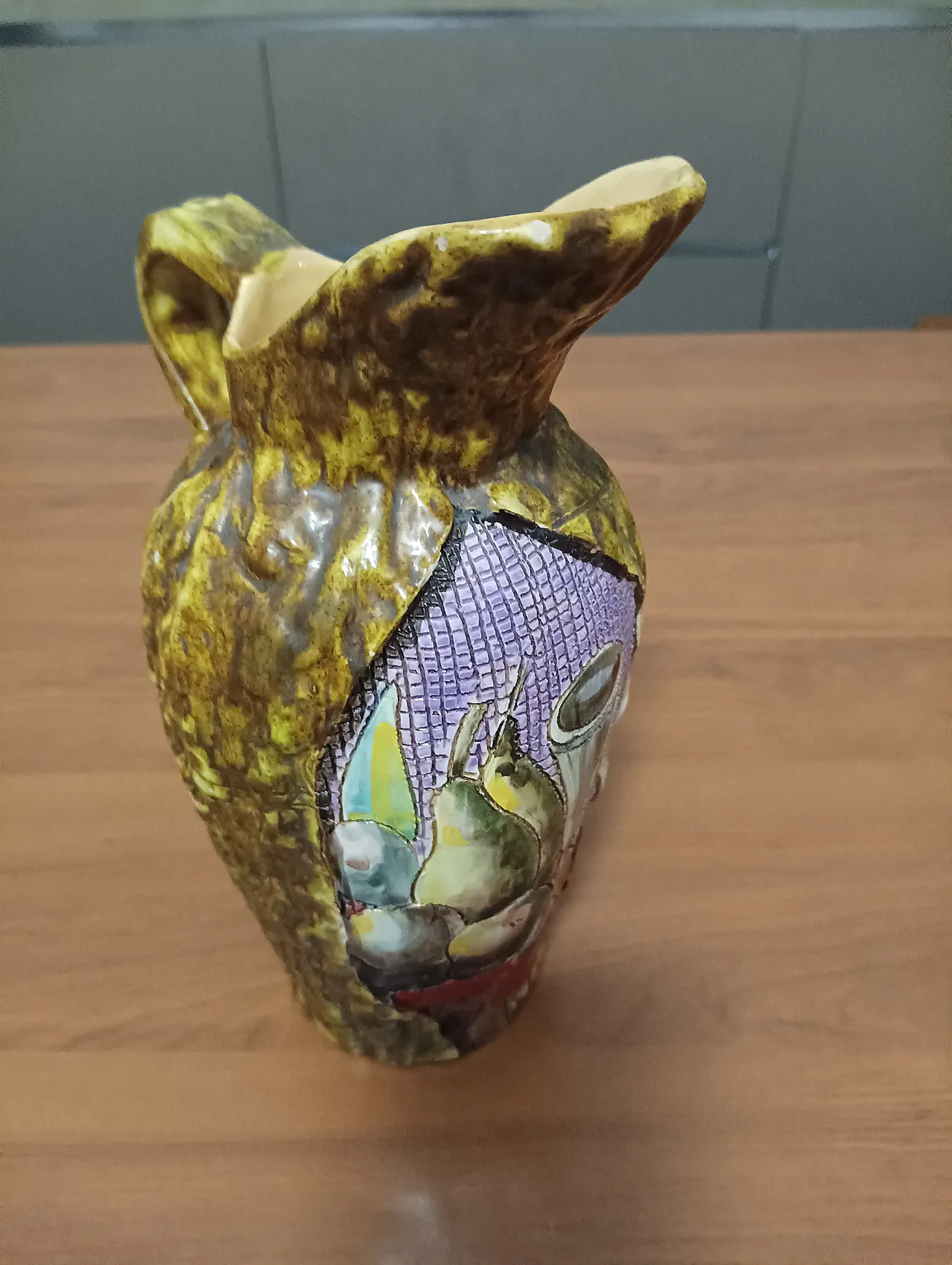 Volpi Deruta brocca vase, 40s 10