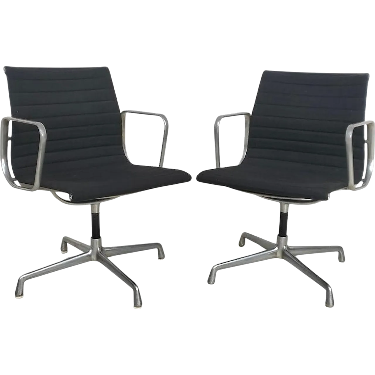 Set of 2 Alumini Chair EA108 by Charles and Ray Eames for ICF, 1960 16